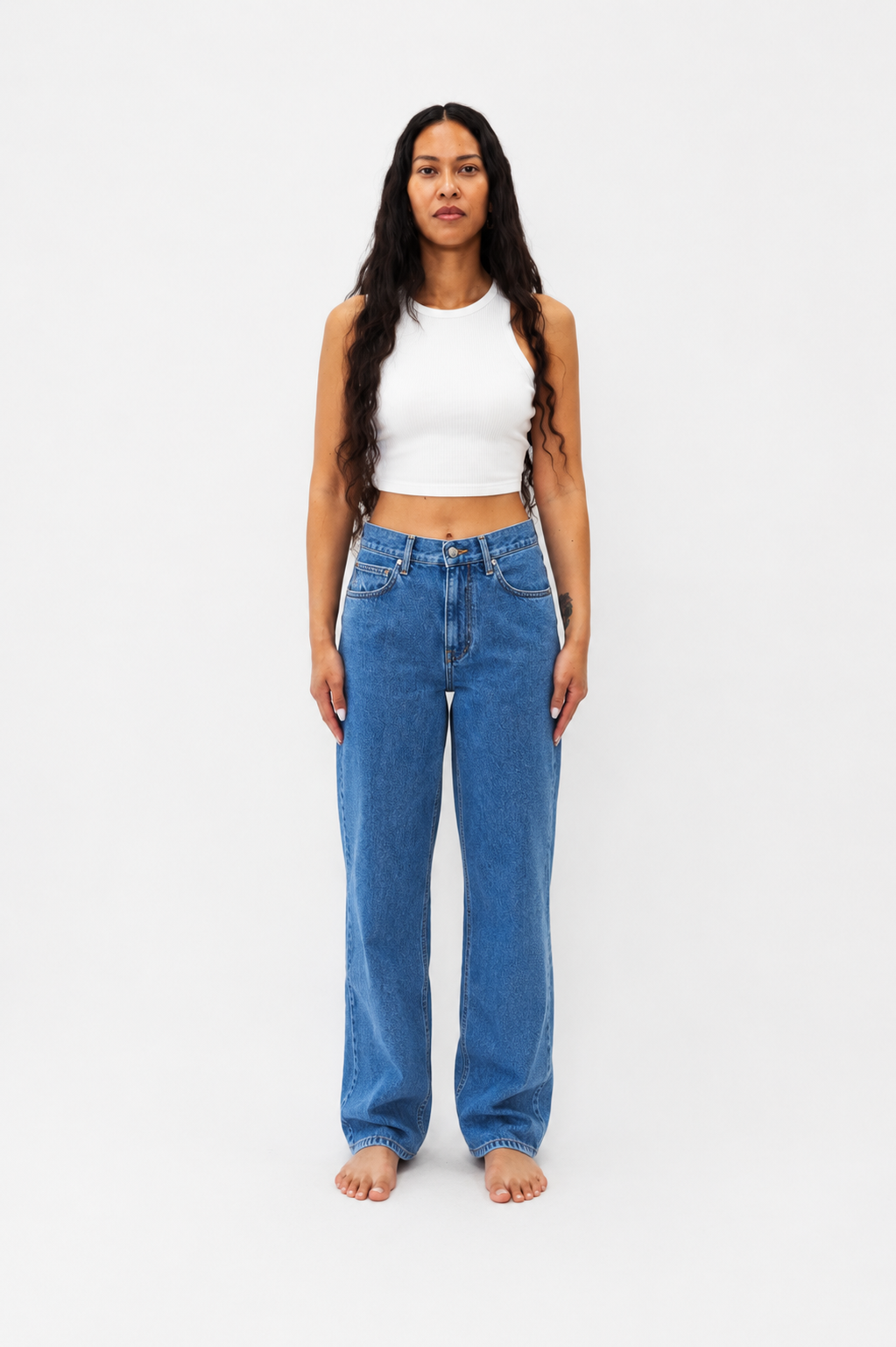 Jeans DN.65 _ Coupe Droite ajustée / Bleu Trois ans