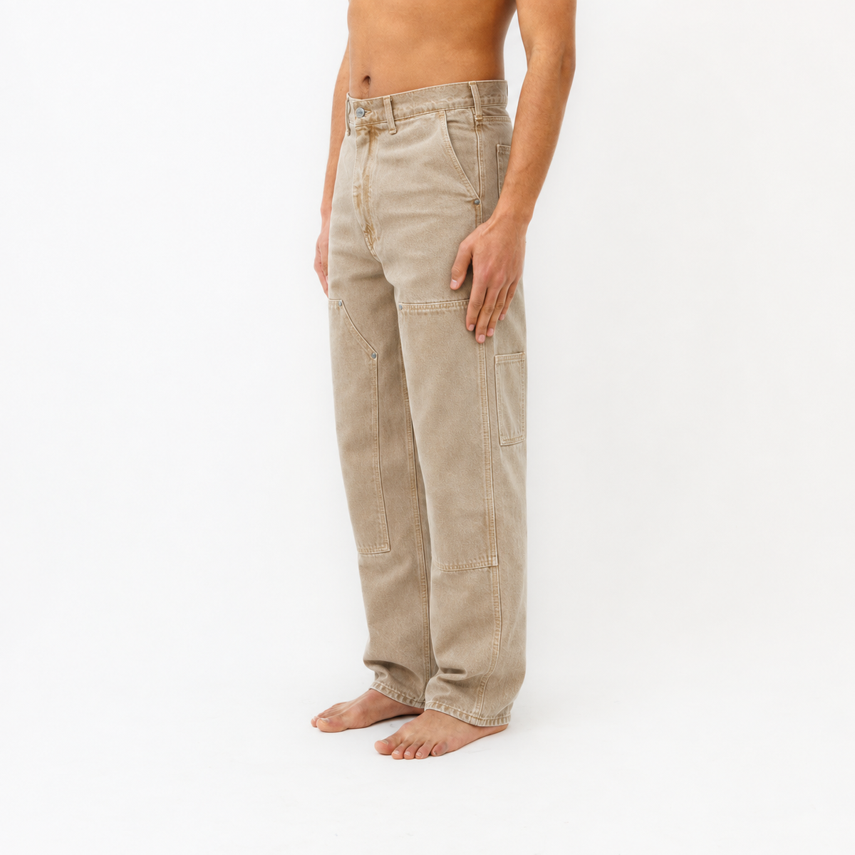 Pantalon DN Charpentier Coupe Ample Gres