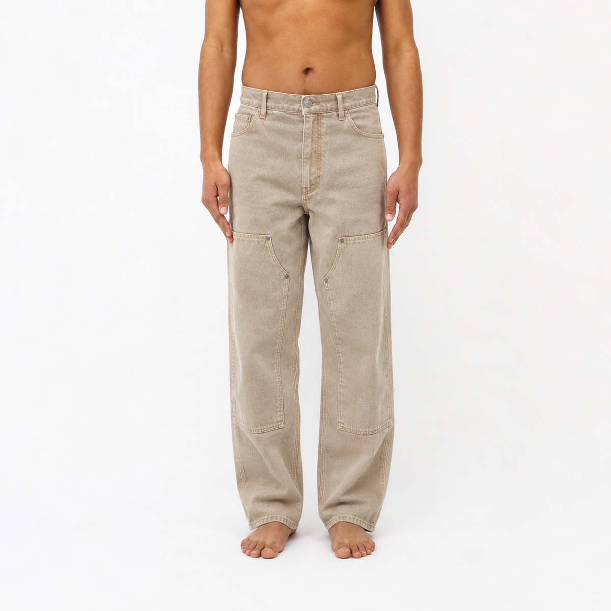 Pantalon DN Charpentier Coupe Ample Gres