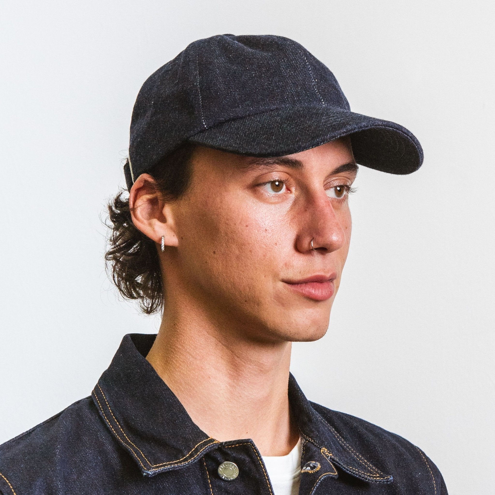 Casquette DN.01 Bleu Un Lavage - Ateliers de Nîmes