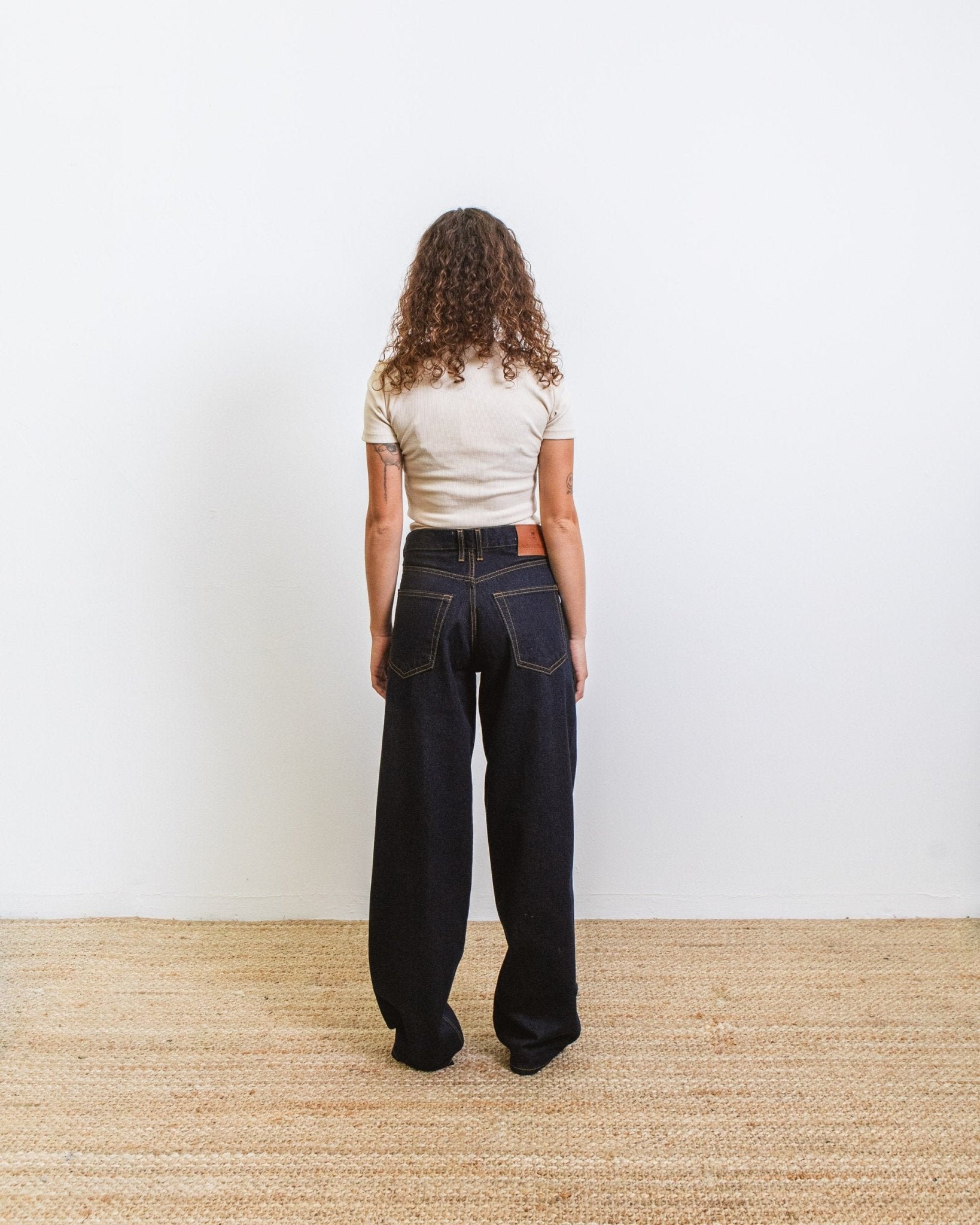 Jeans DN.09_ Coupe Baggy Blue Un Lavage - Ateliers de Nîmes