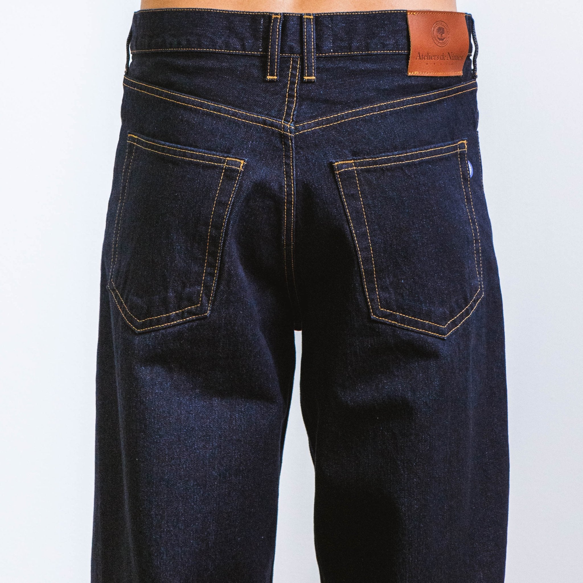Jeans DN.09_ Coupe Baggy Blue Un Lavage - Ateliers de Nîmes