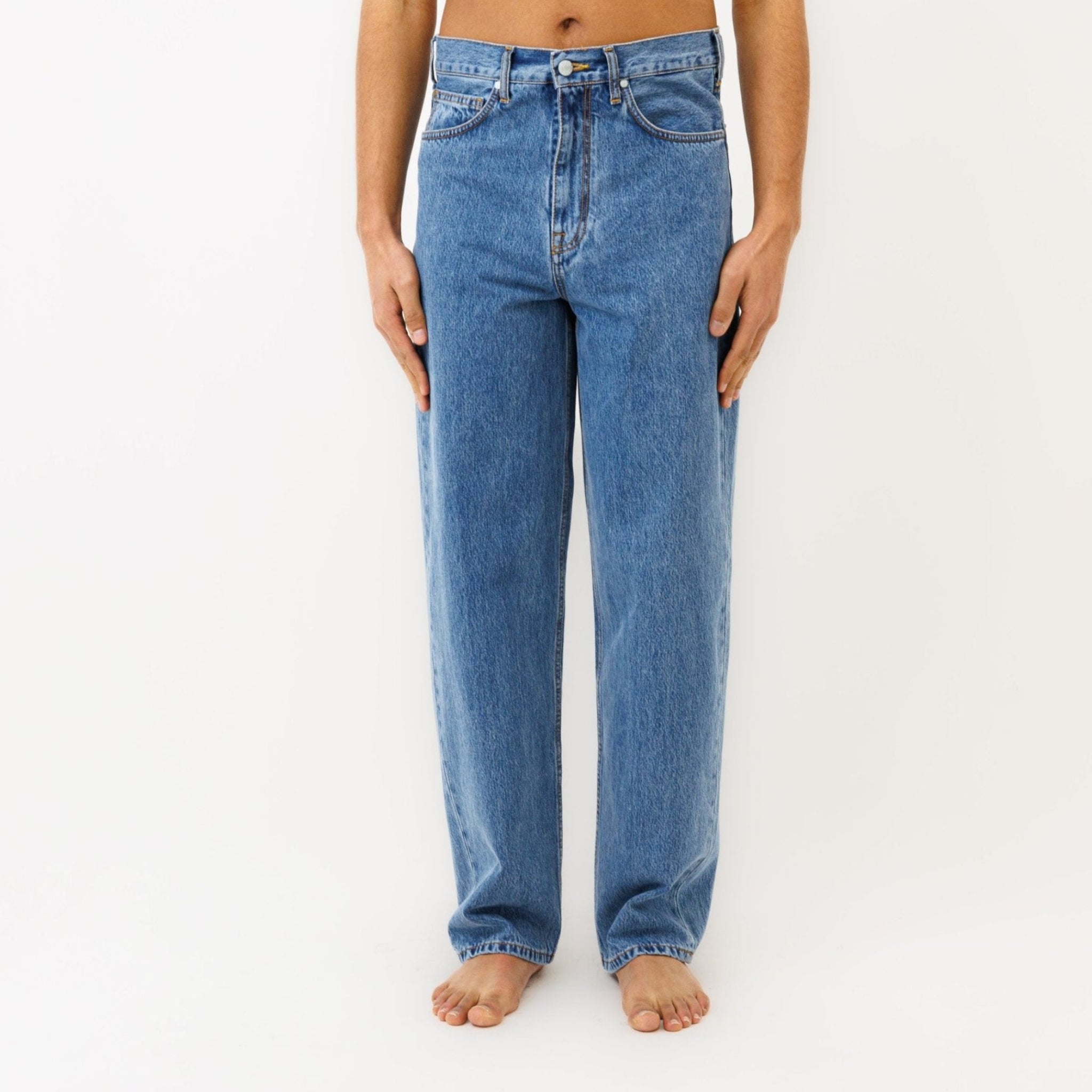 Jeans DN.10 Coupe Ample Bleu 3 Ans - Ateliers de Nîmes