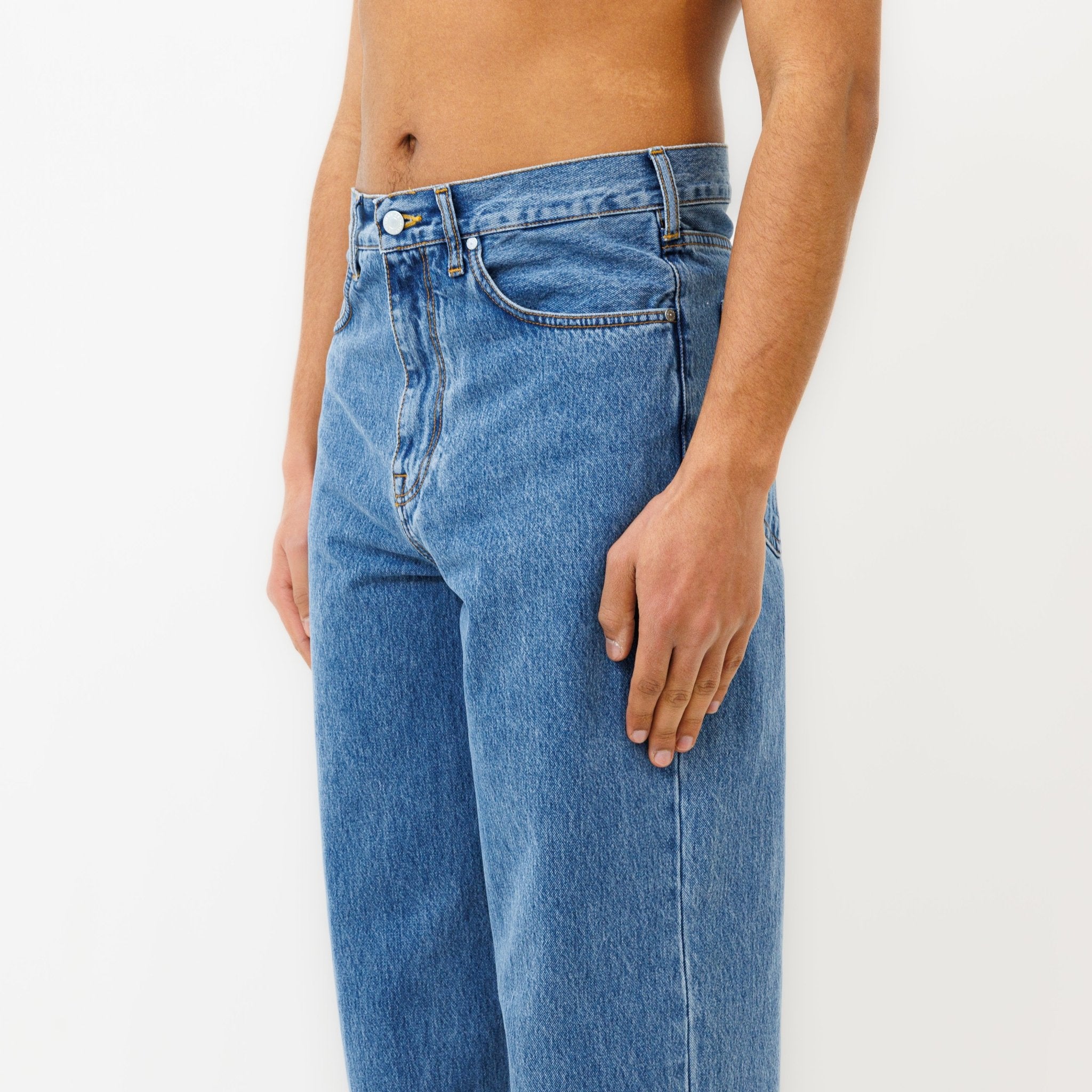 Jeans DN.10 Coupe Ample Bleu 3 Ans - Ateliers de Nîmes