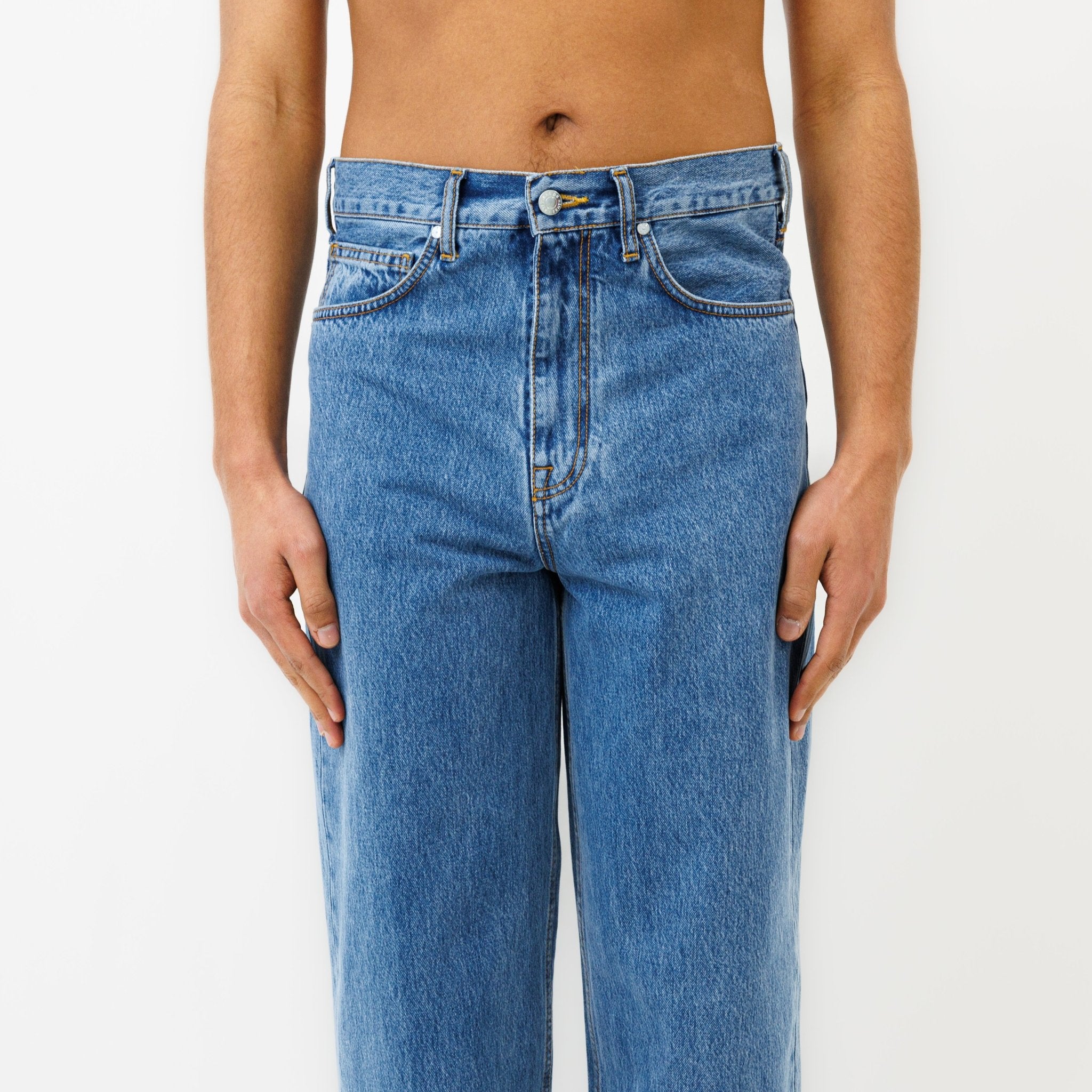 Jeans DN.10 Coupe Ample Bleu 3 Ans - Ateliers de Nîmes