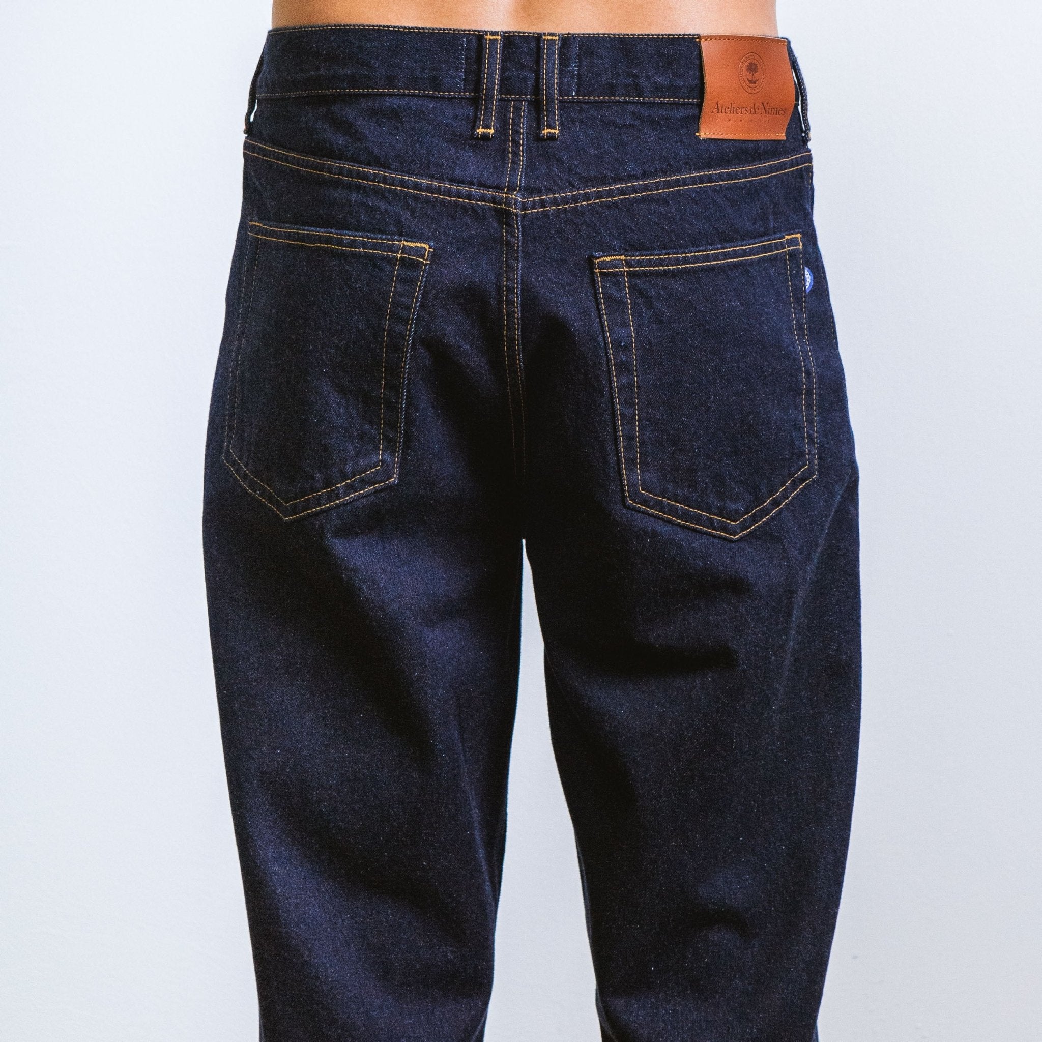 Jeans DN.10 _ Coupe ample Bleu Un Lavage - Ateliers de Nîmes