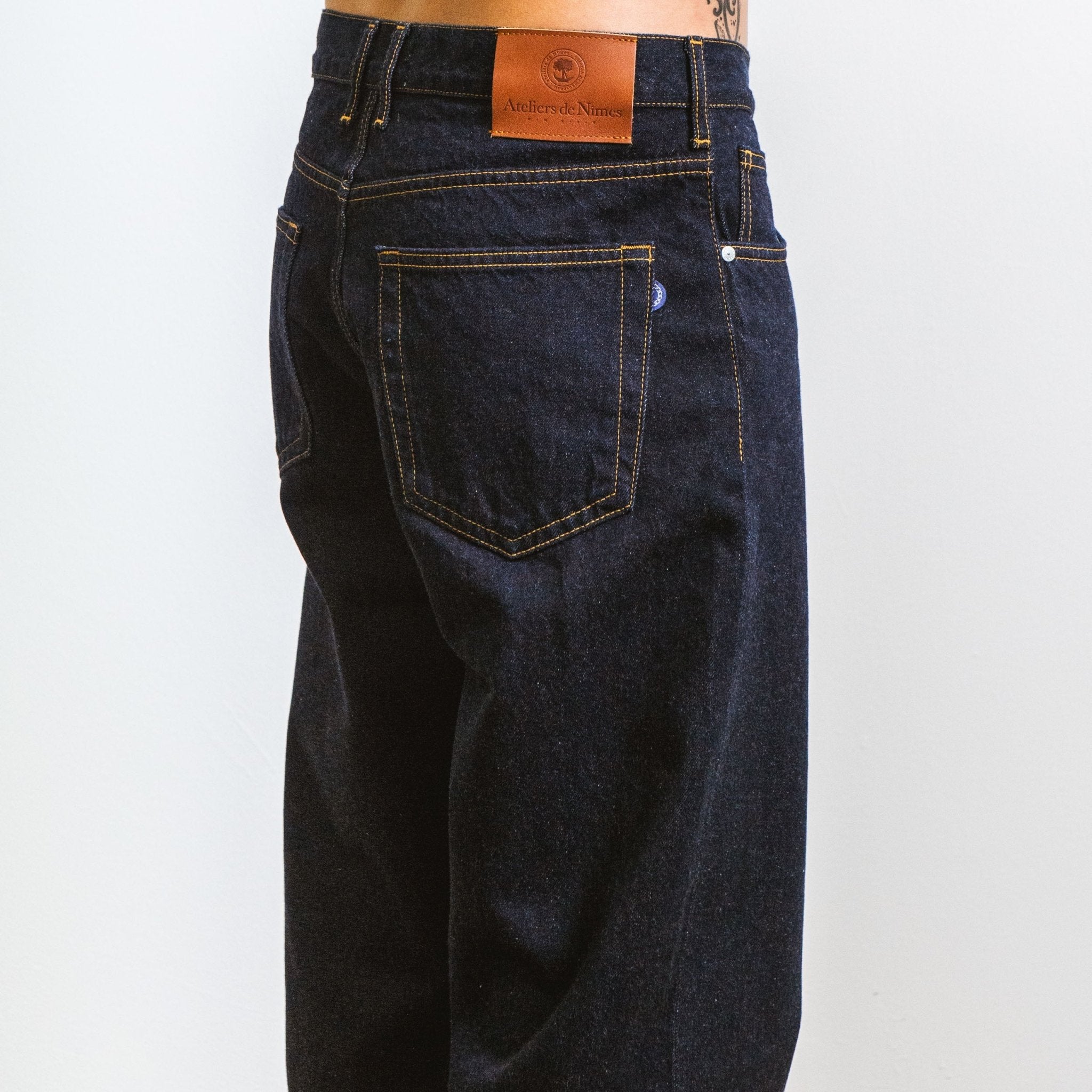 Jeans DN.10 _ Coupe ample Bleu Un Lavage - Ateliers de Nîmes