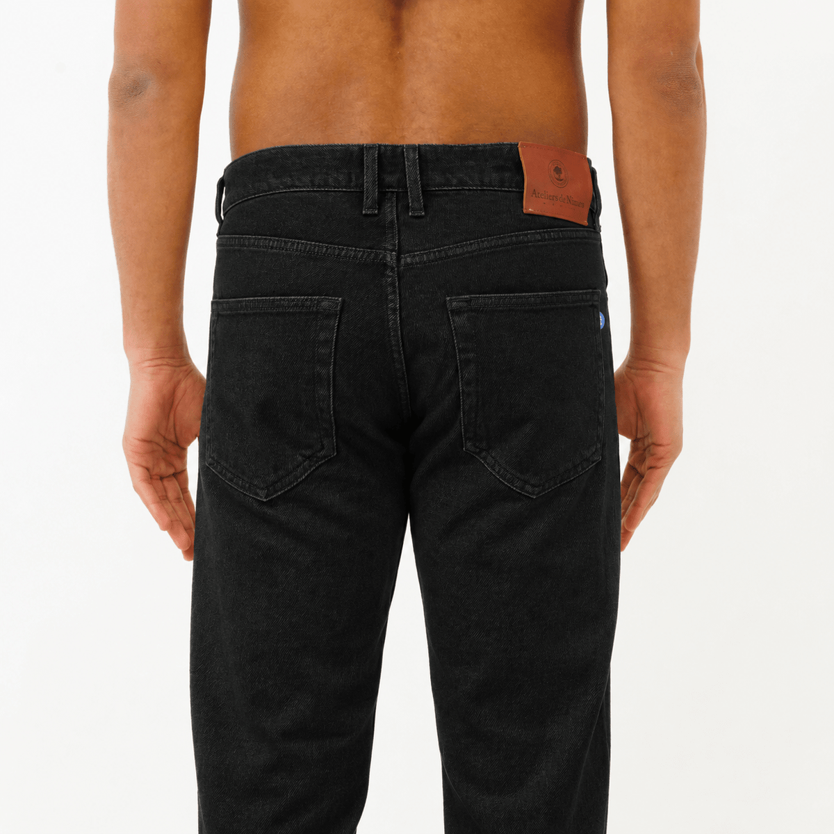 Jeans DN.20 Coupe Droite Noir - Ateliers de Nîmes