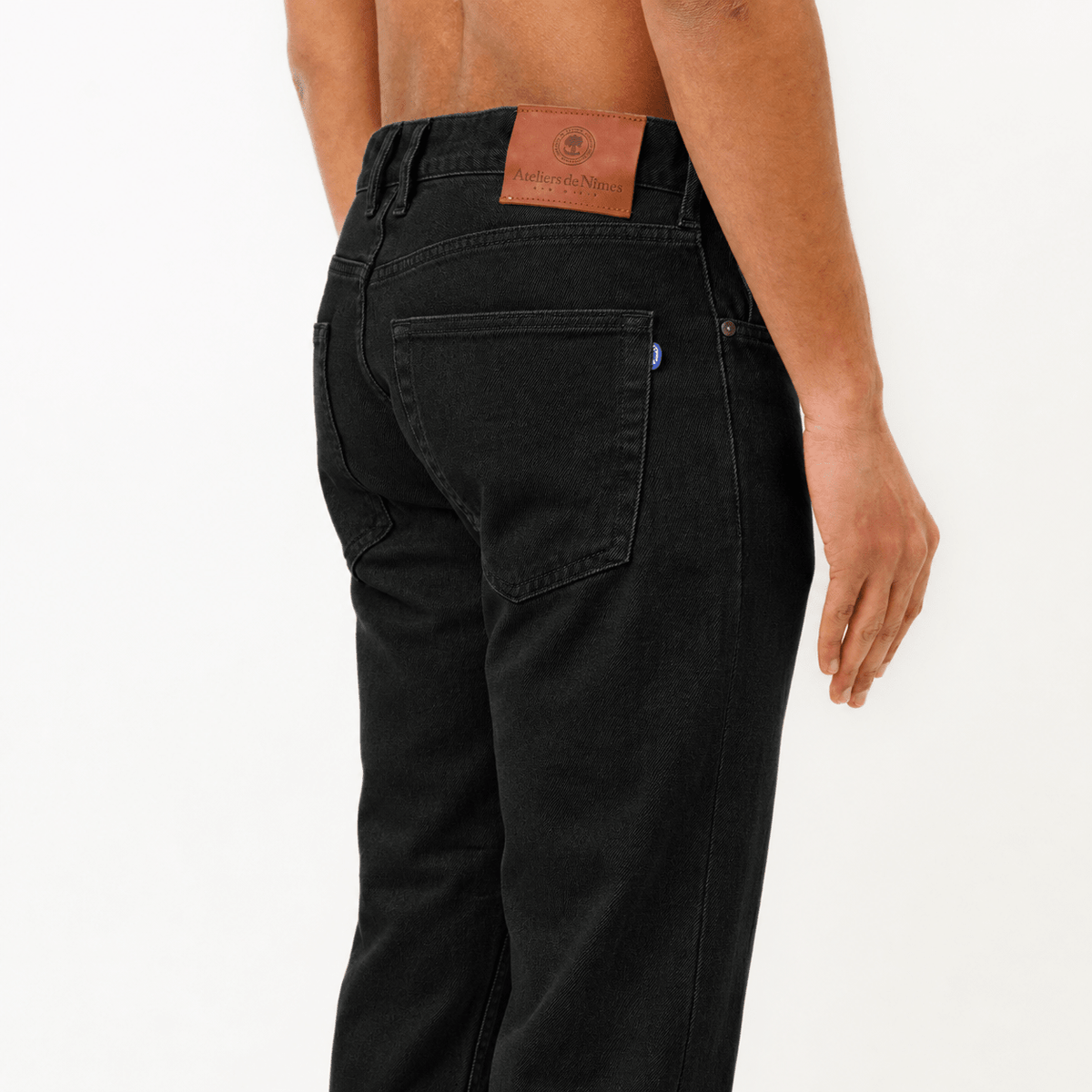 Jeans DN.20 Coupe Droite Noir - Ateliers de Nîmes