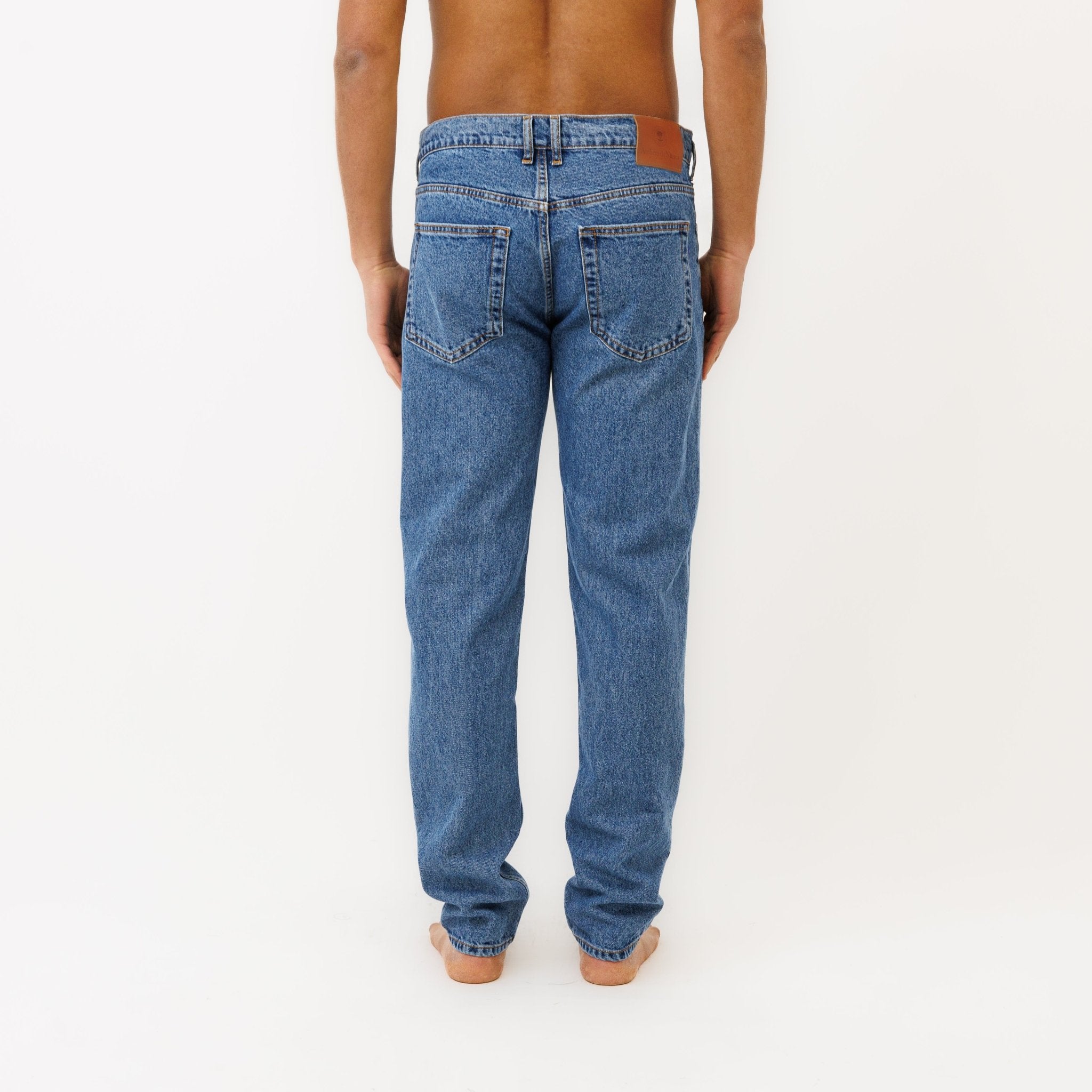 Jeans DN.30 Coupe Droite Ajustée Bleu 3 Ans - Ateliers de Nîmes