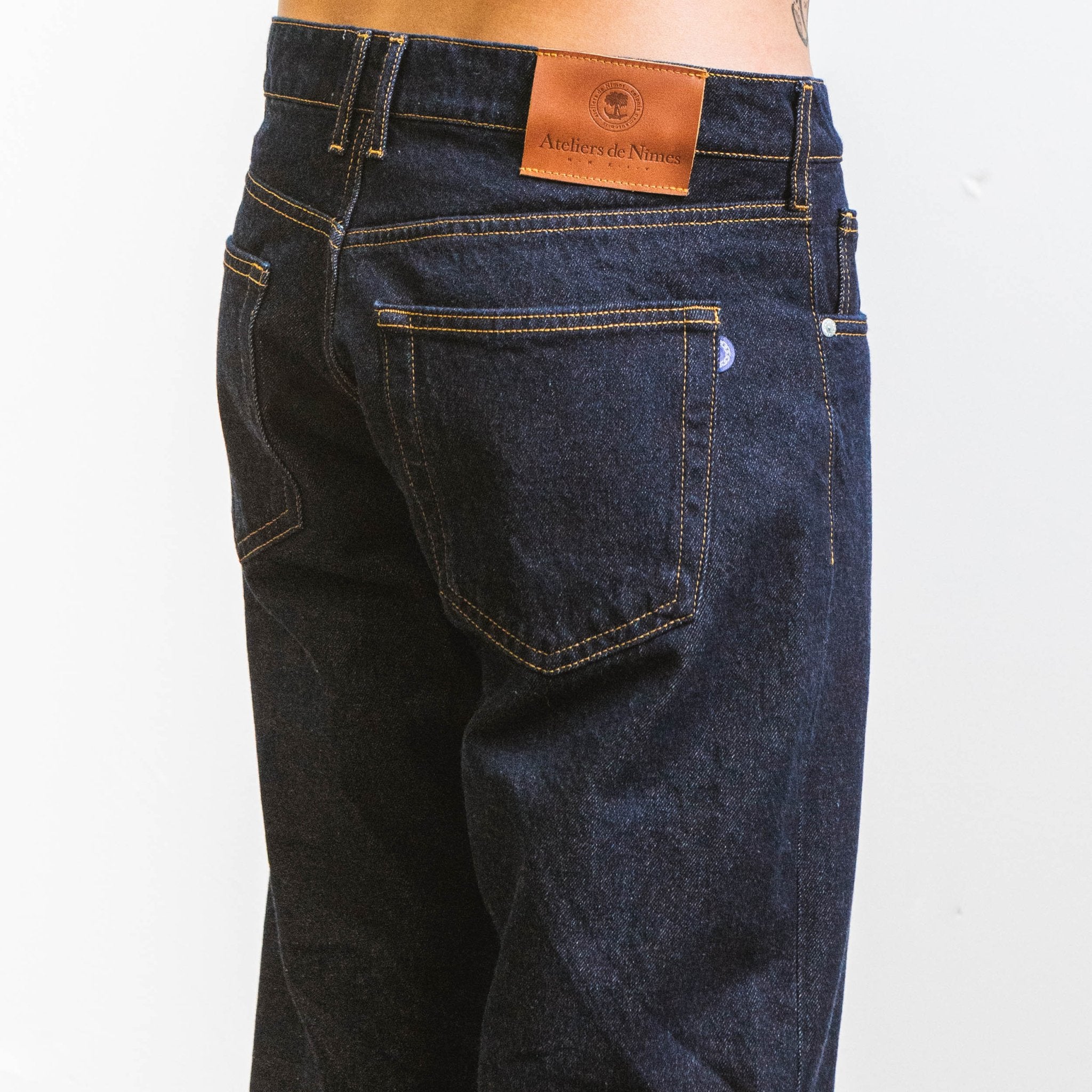 Jeans DN.30 _ Coupe droite ajustée Bleu Un Lavage - Ateliers de Nîmes