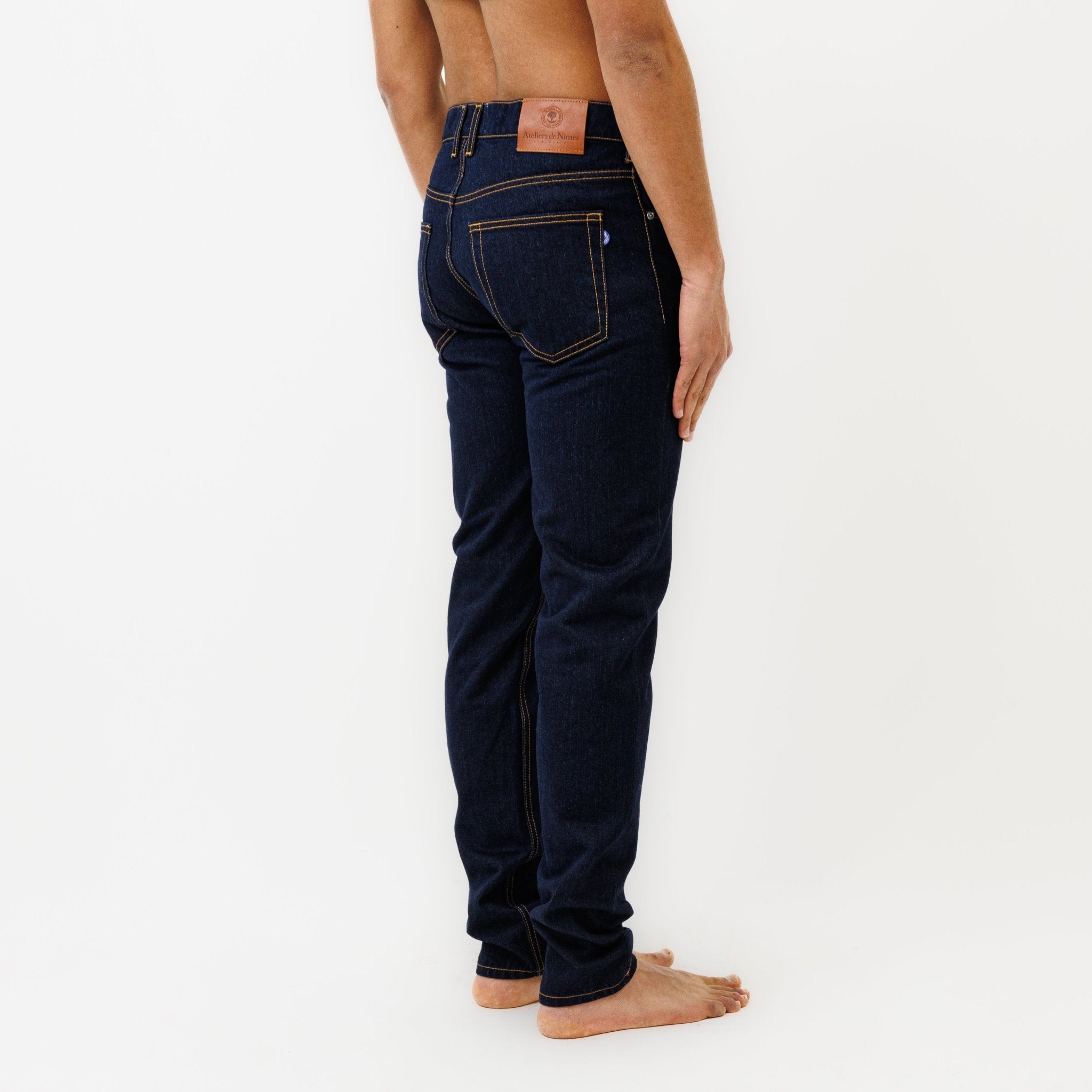 Jeans DN.30 Coupe Droite Ajustée Bleu Un Lavage - Ateliers de Nîmes
