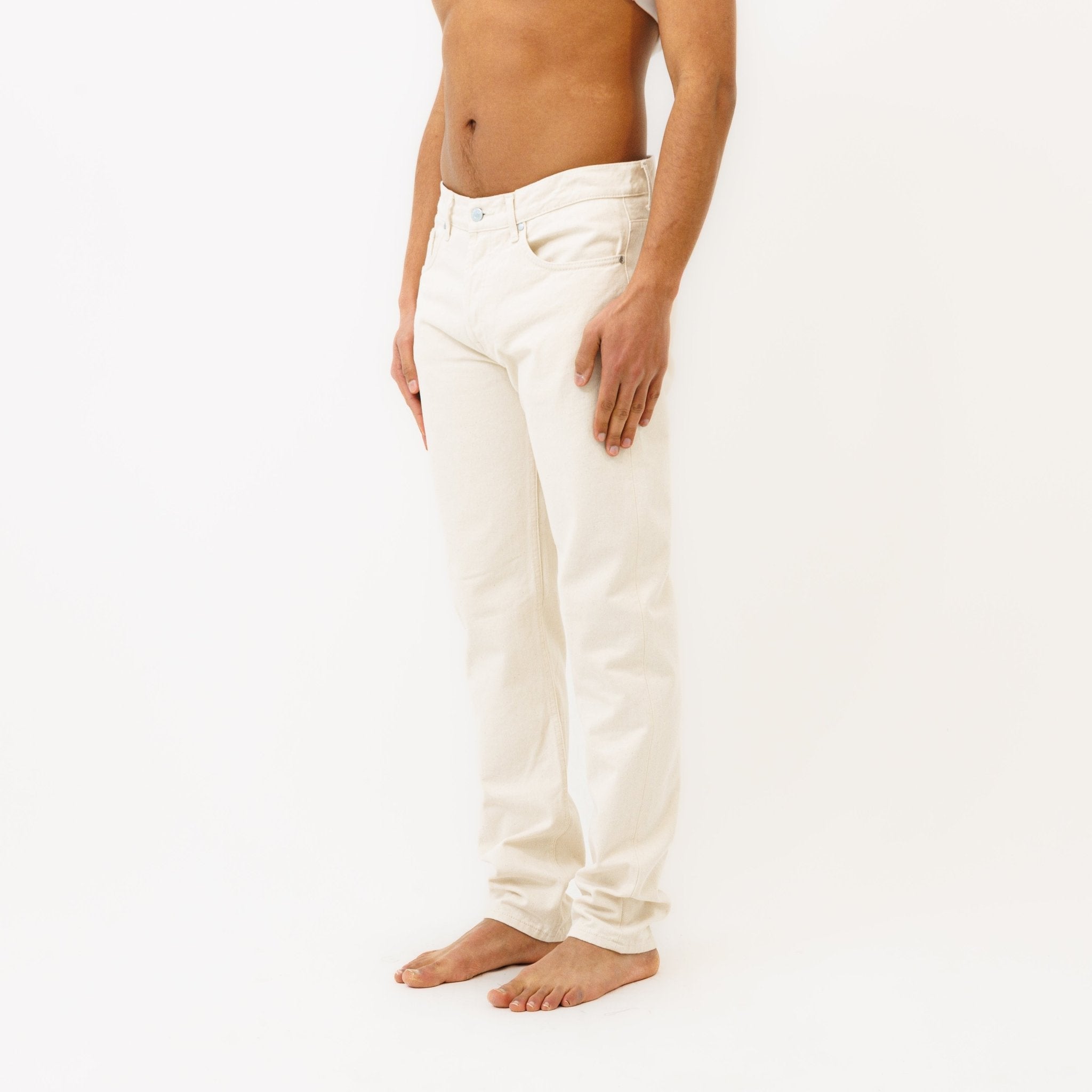 Jeans DN.30 Coupe Droite Ajustée Naturel Un Lavage - Ateliers de Nîmes