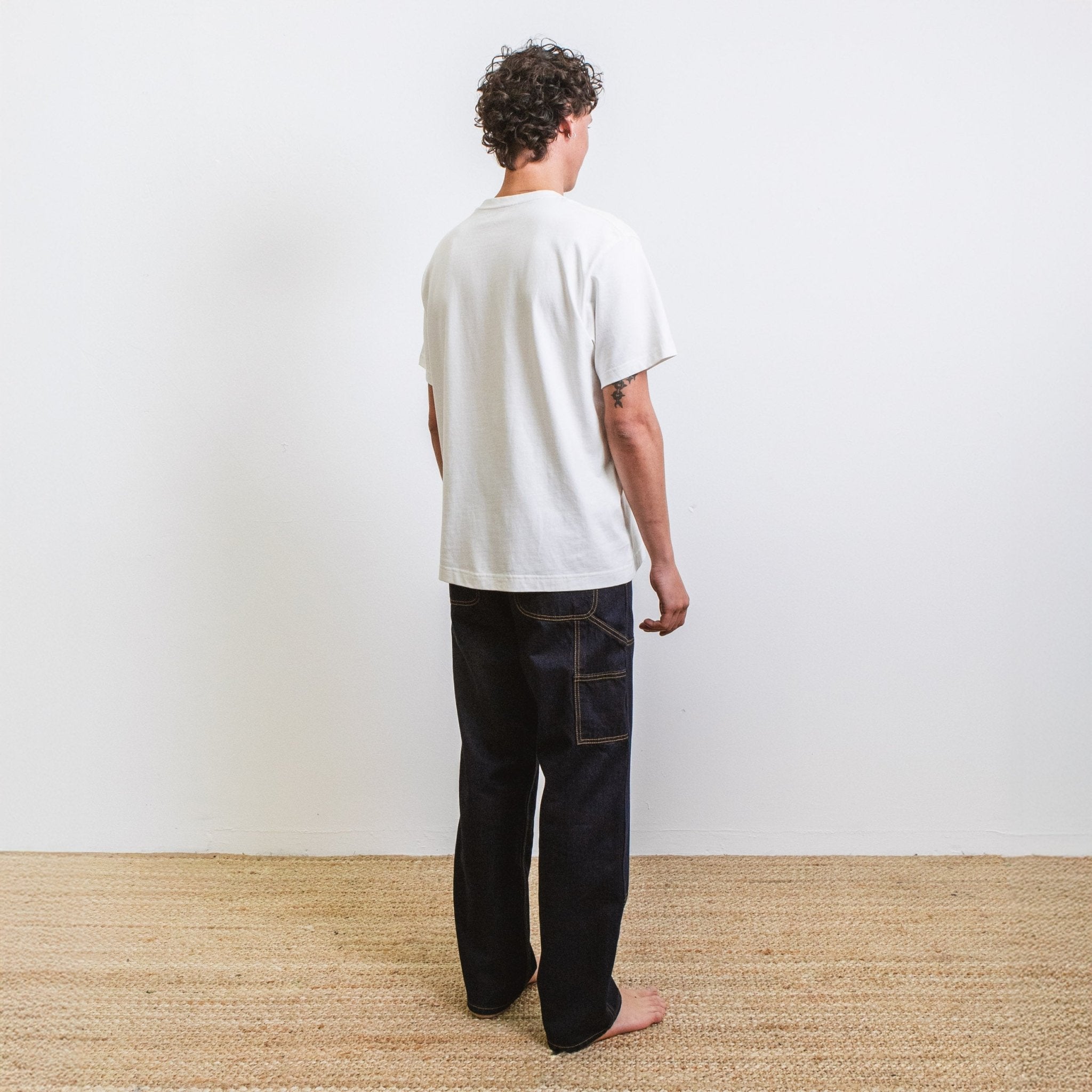 Pantalon DN.CHARPENTIER _ Coupe ample Bleu Un Lavage - Ateliers de Nîmes