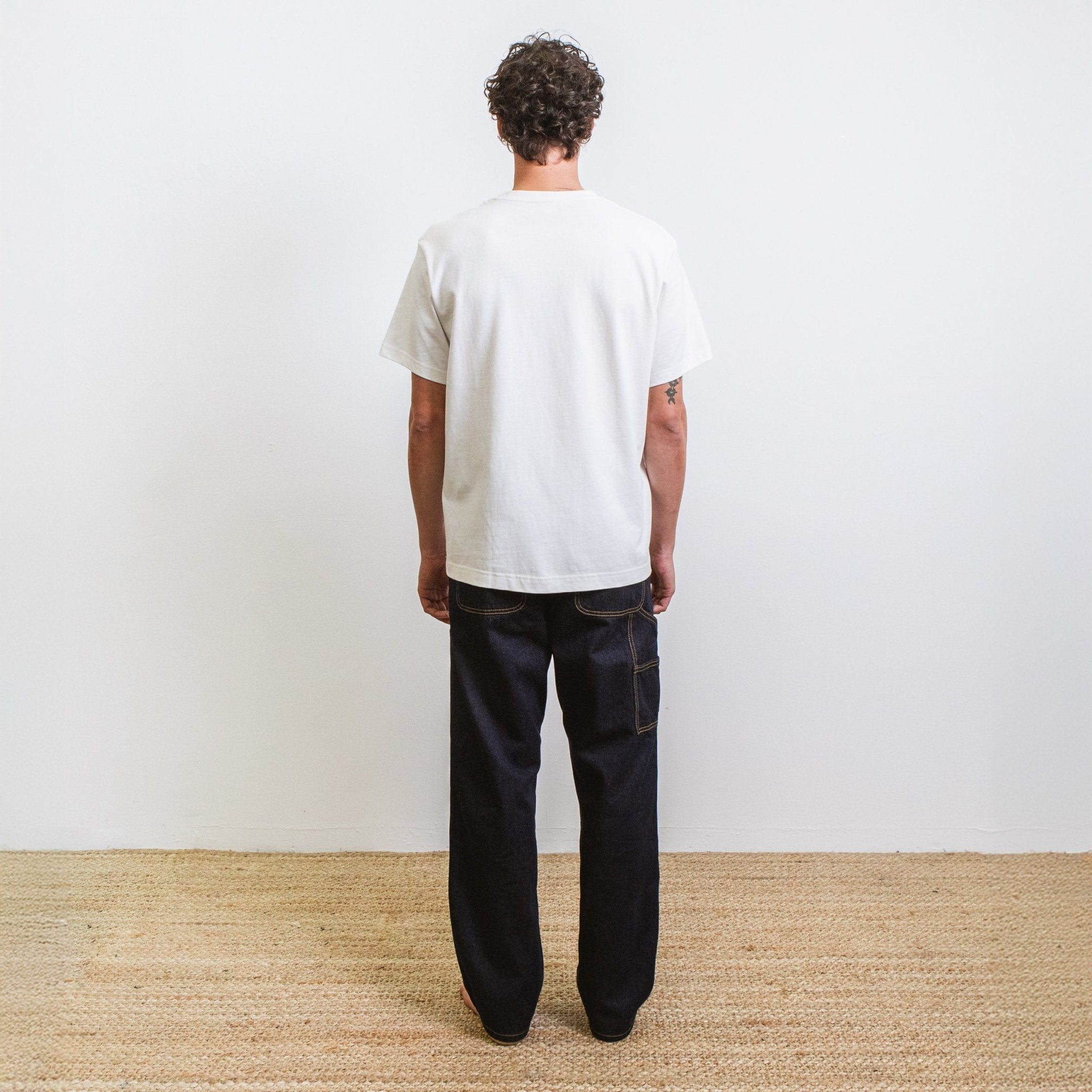 Pantalon DN.CHARPENTIER _ Coupe ample Bleu Un Lavage - Ateliers de Nîmes