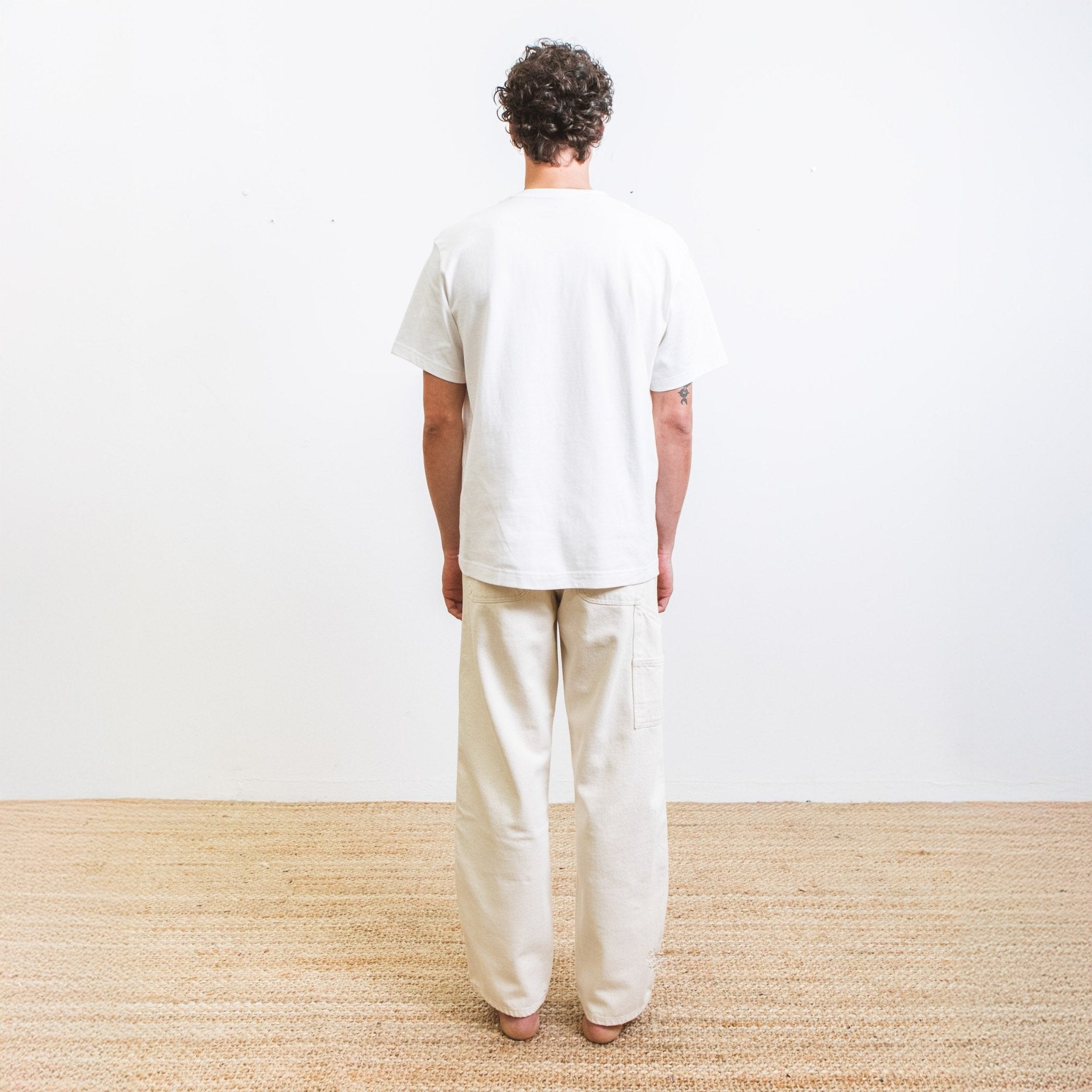 Pantalon DN.CHARPENTIER _ Coupe ample Naturel - Ateliers de Nîmes