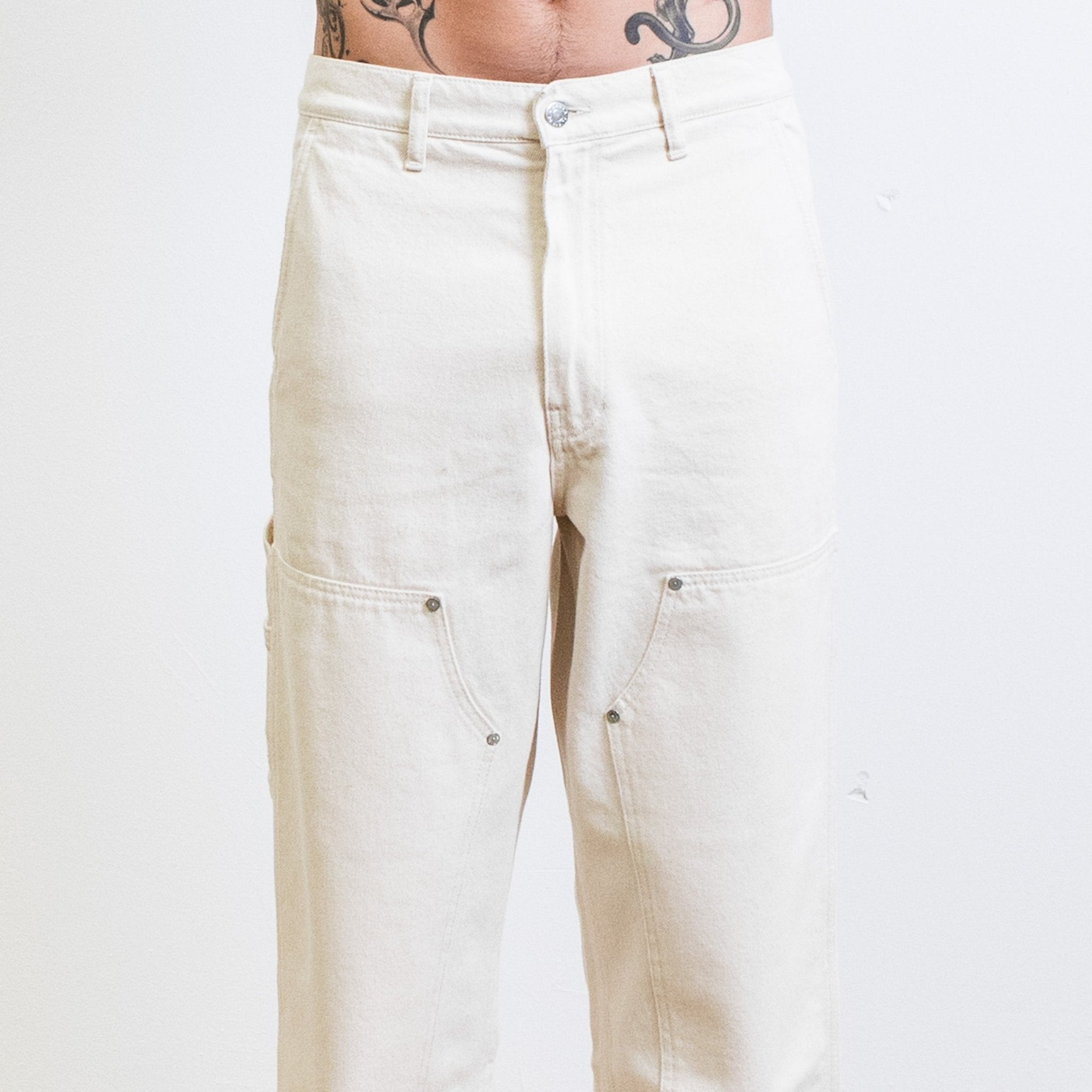 Pantalon DN.CHARPENTIER _ Coupe ample Naturel - Ateliers de Nîmes