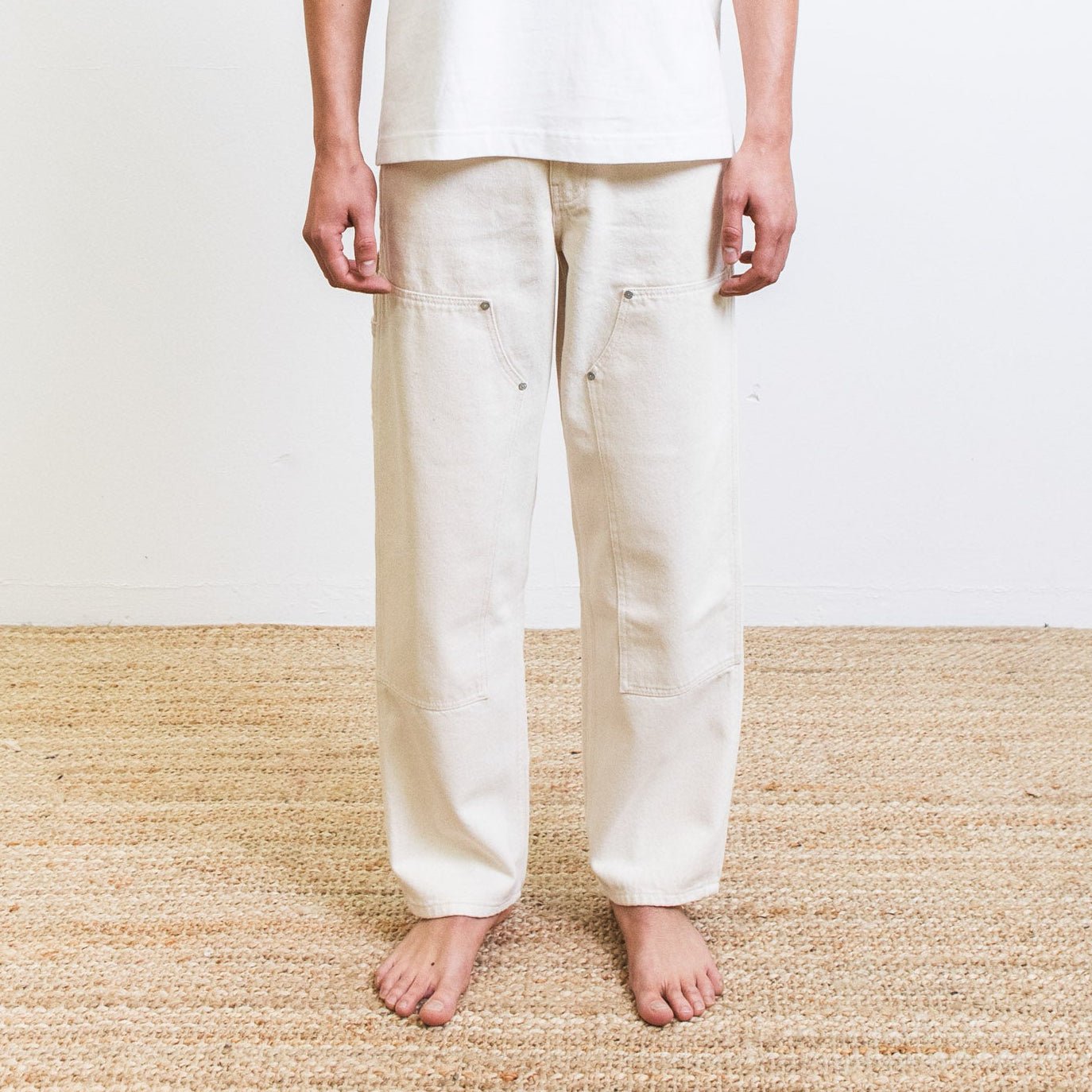 Pantalon DN.CHARPENTIER _ Coupe ample Naturel - Ateliers de Nîmes