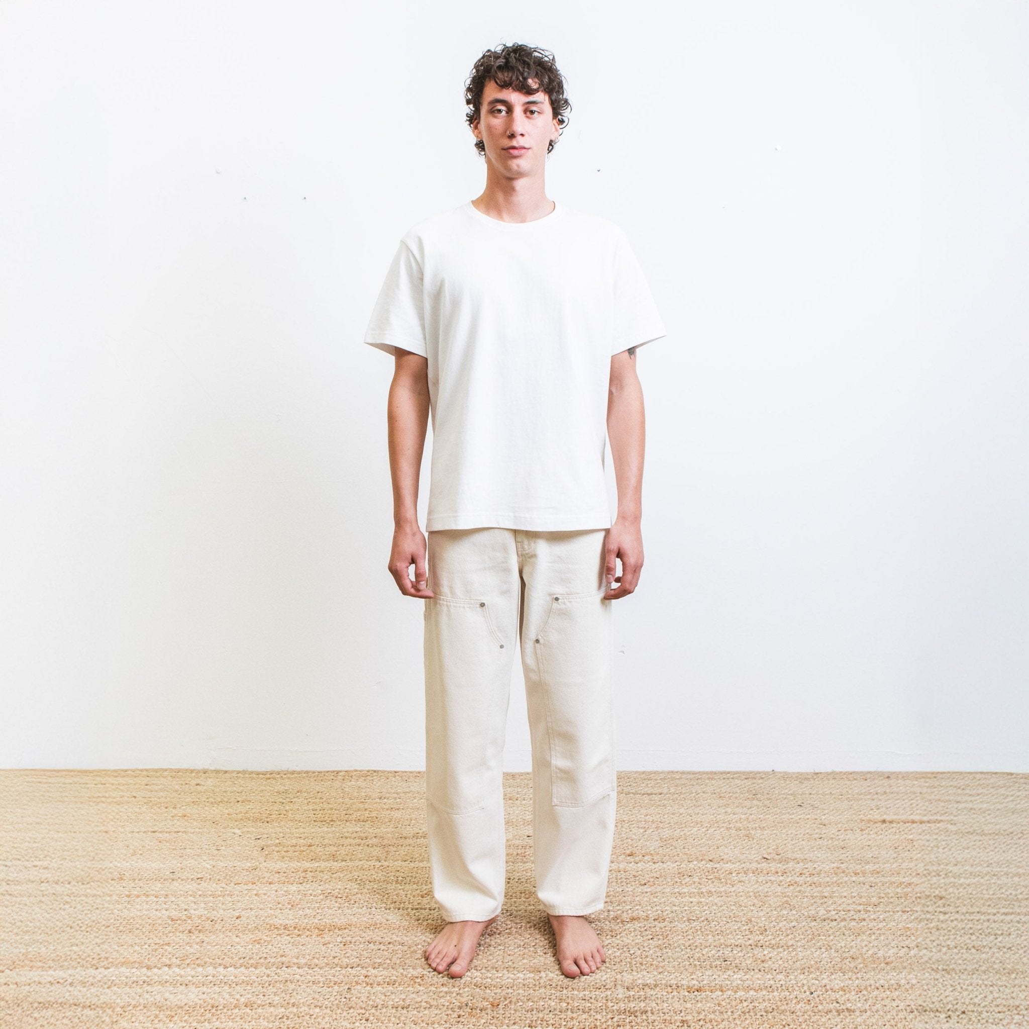 Pantalon DN.CHARPENTIER _ Coupe ample Naturel - Ateliers de Nîmes