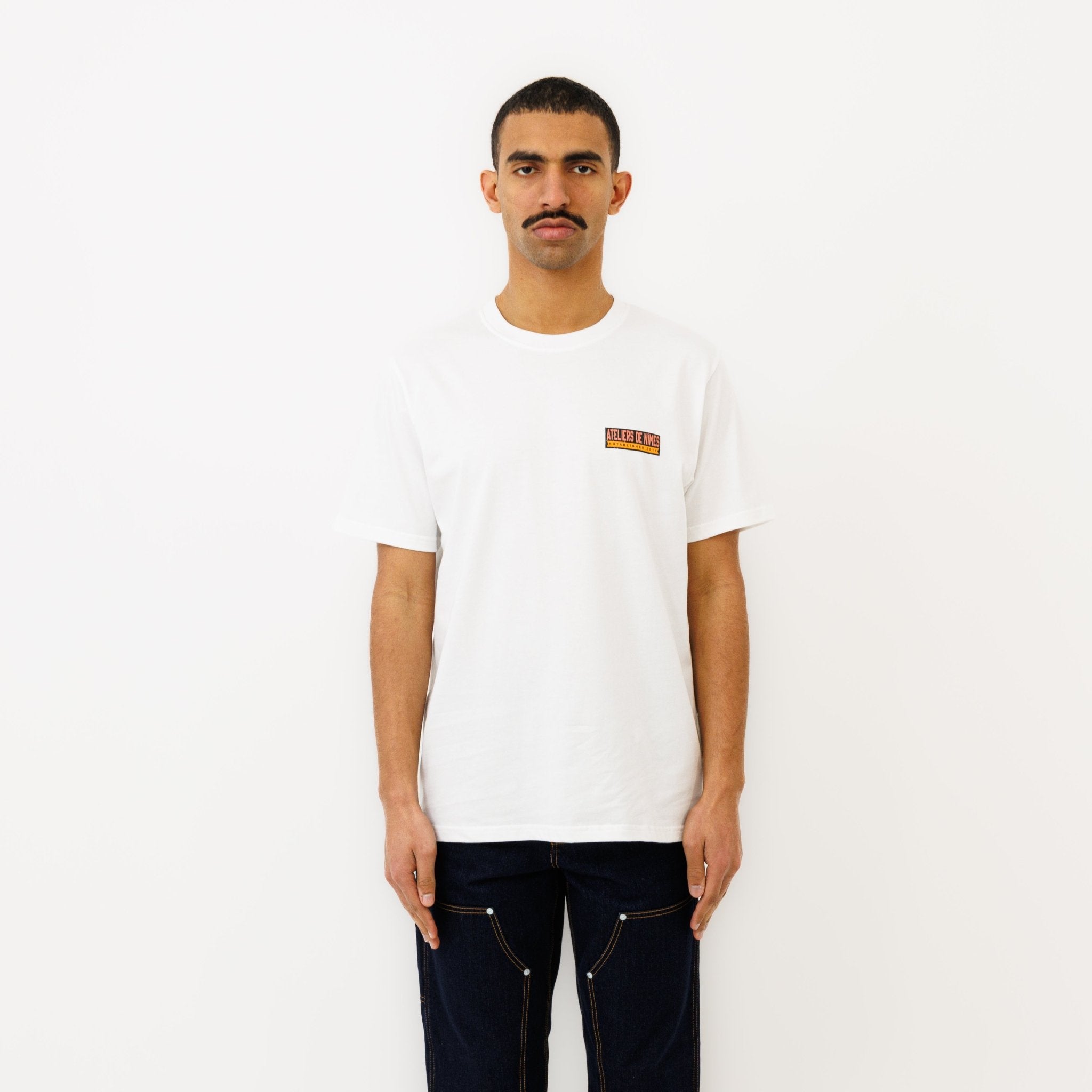 T-shirt "AIGUES MORTES" - Blanc - Ateliers de Nîmes