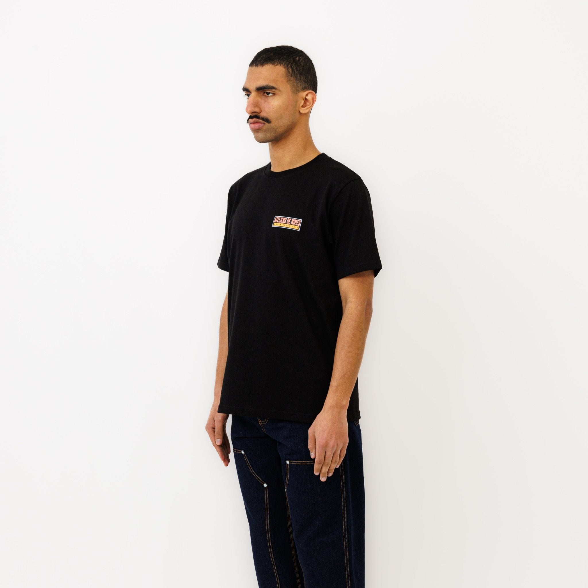 T-shirt "AIGUES MORTES" - Noir - Ateliers de Nîmes