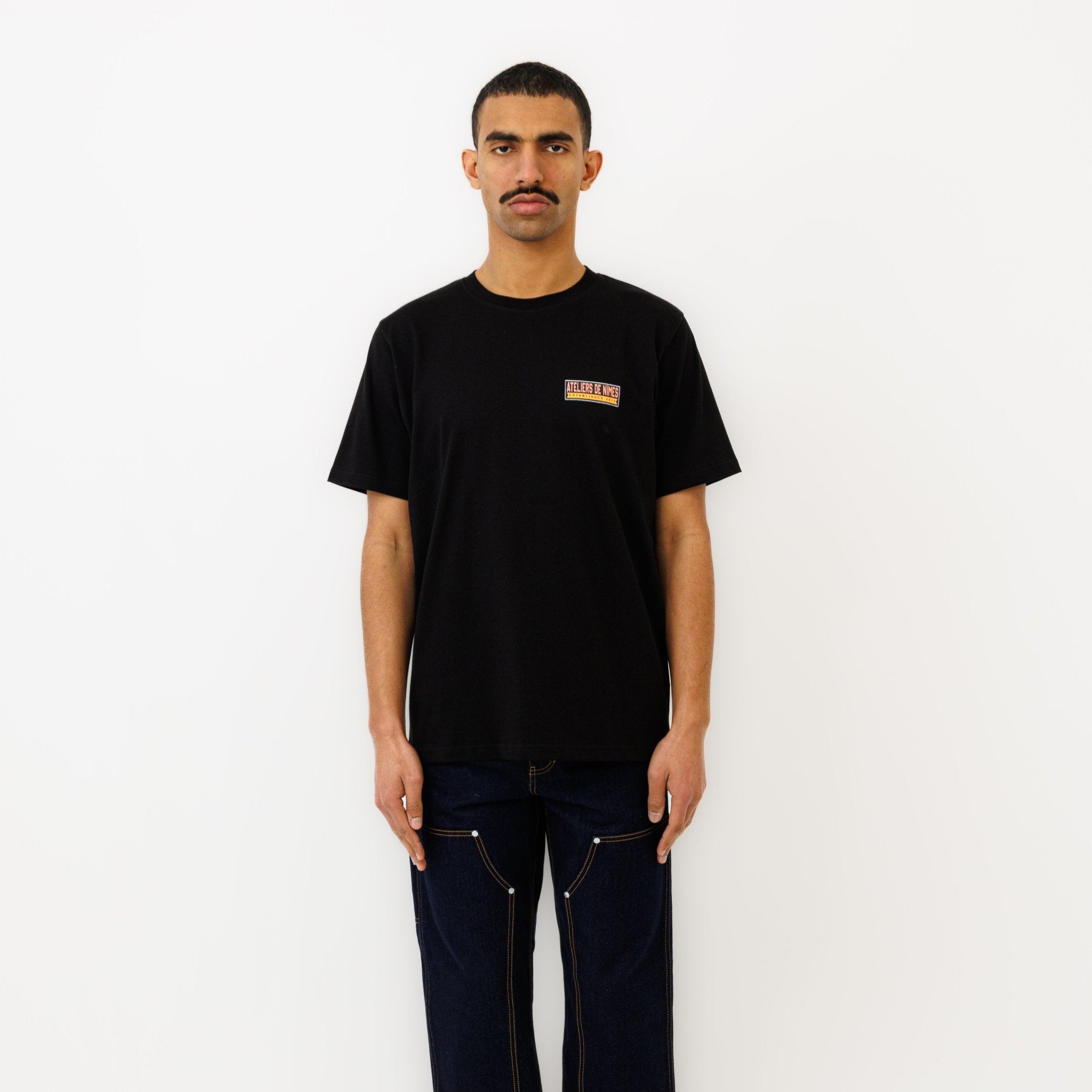 T-shirt "AIGUES MORTES" - Noir - Ateliers de Nîmes