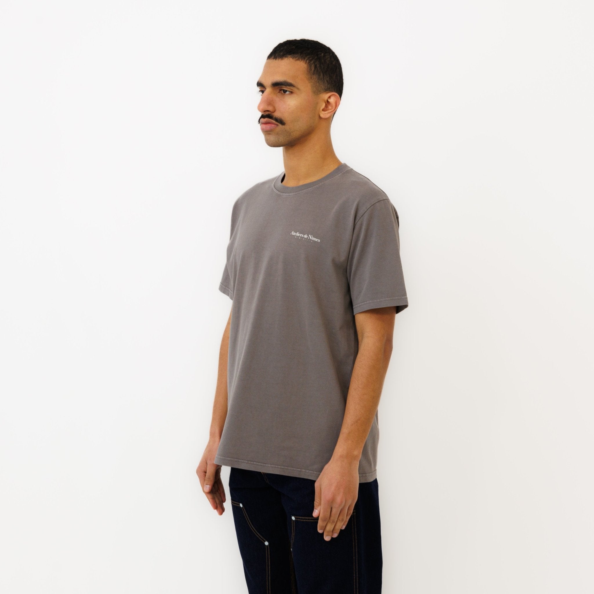 T-shirt "MMXIV" - Pigment Grey - Ateliers de Nîmes