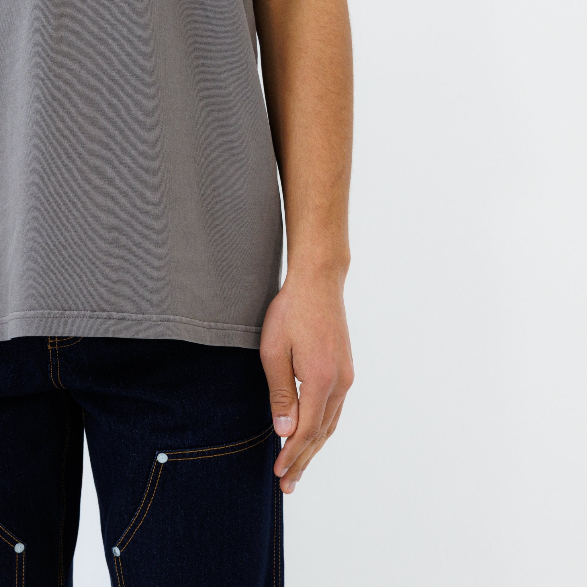 T-shirt "MMXIV" - Pigment Grey - Ateliers de Nîmes