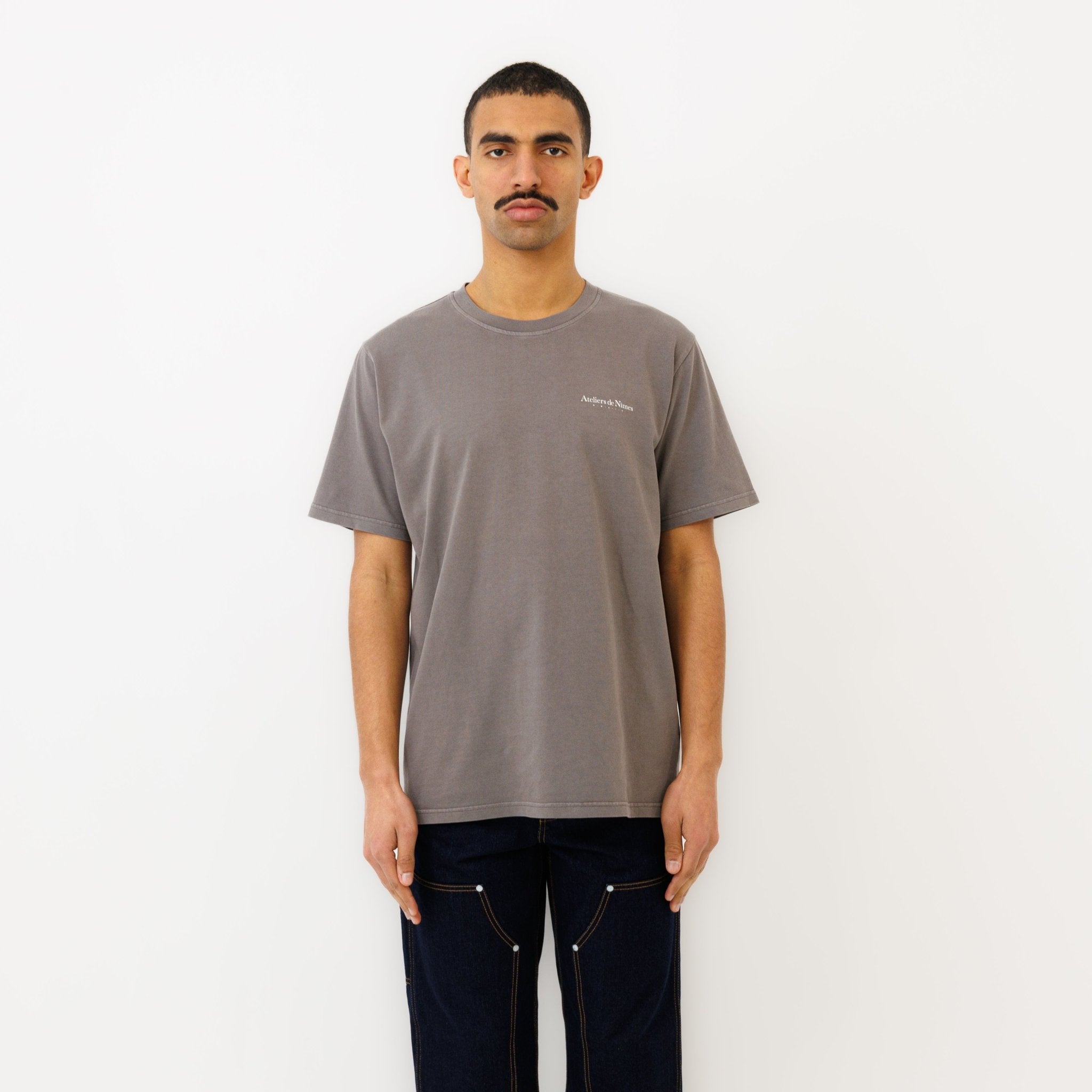 T-shirt "MMXIV" - Pigment Grey - Ateliers de Nîmes