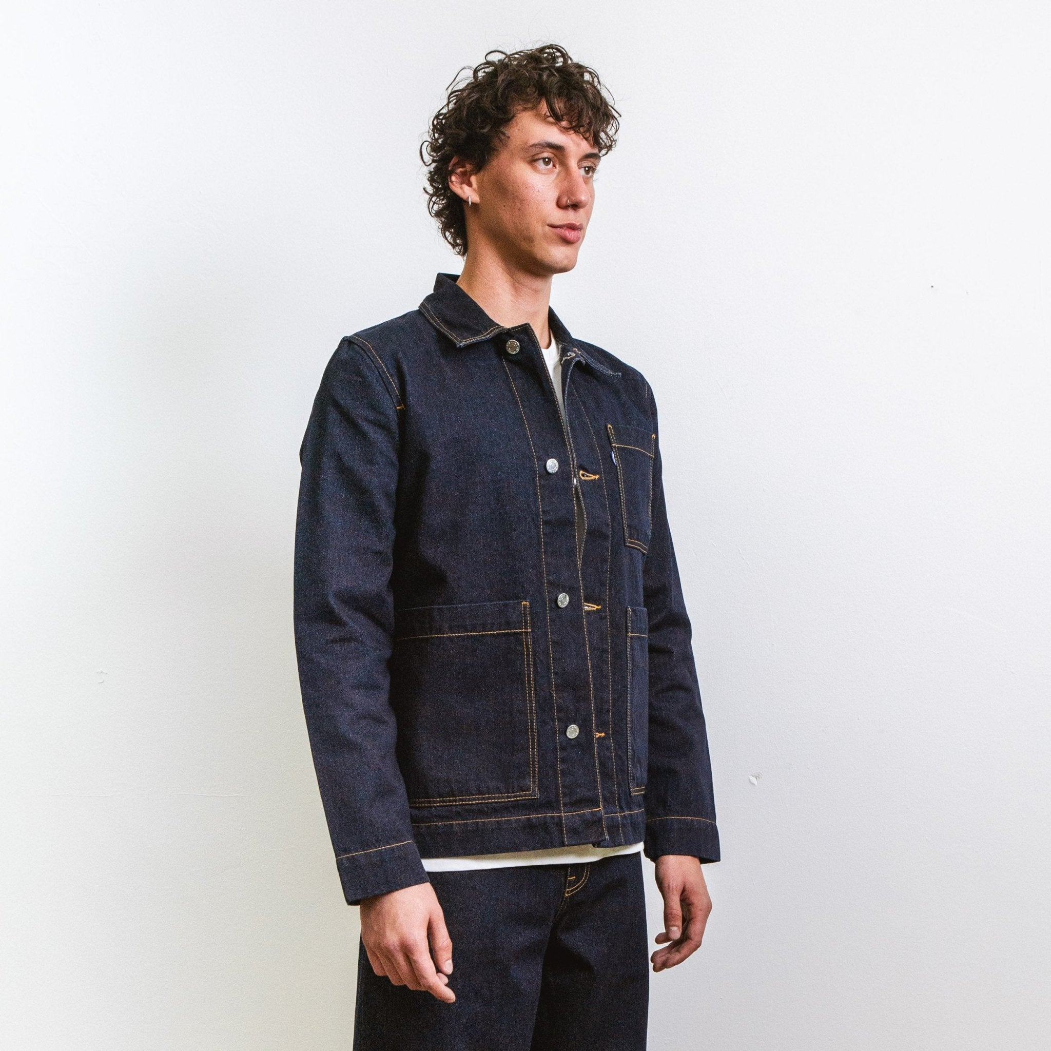 Veste DN.04_ Coupe Standard Bleu Un Lavage - Ateliers de Nîmes