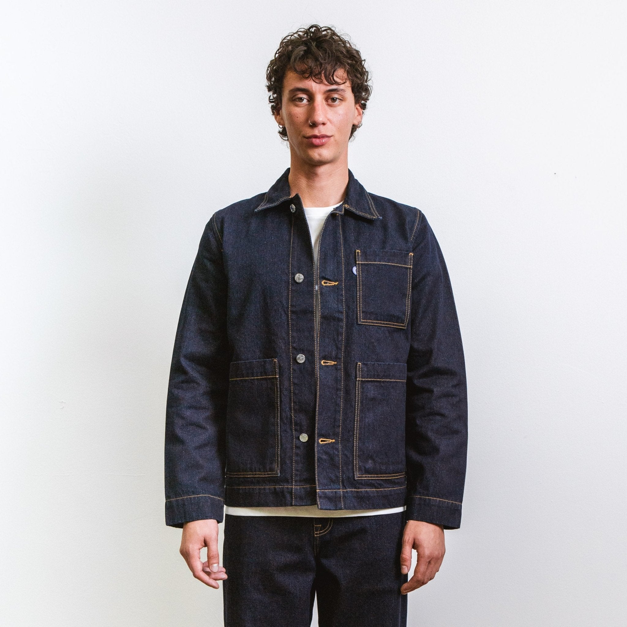 Veste DN.04_ Coupe Standard Bleu Un Lavage - Ateliers de Nîmes