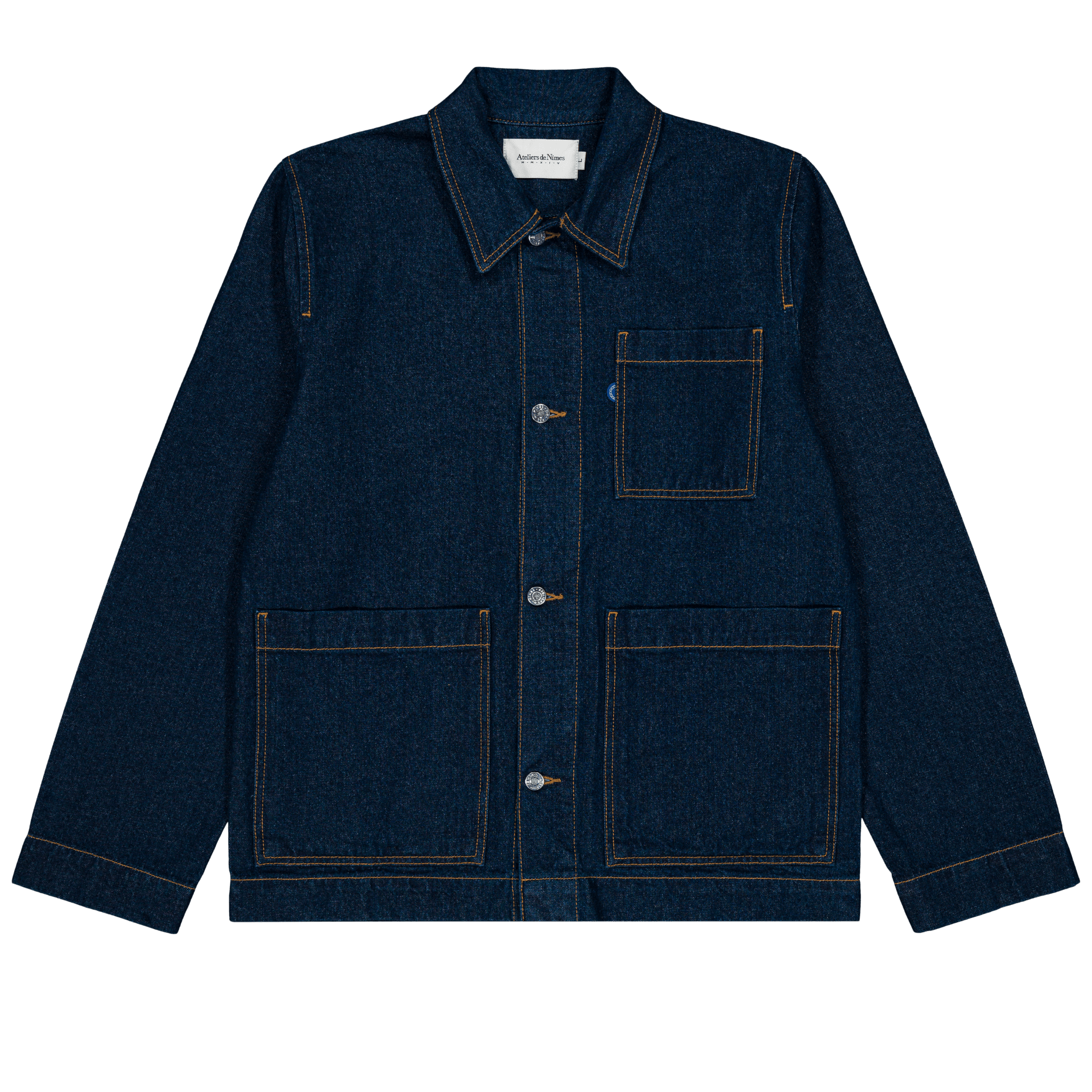 Veste DN.04 Coupe Standard Bleu Un Lavage - Ateliers de Nîmes