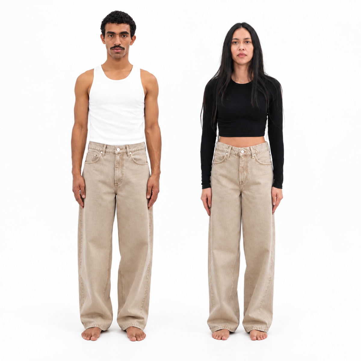 Jeans DN.88 Coupe Ballon Gres