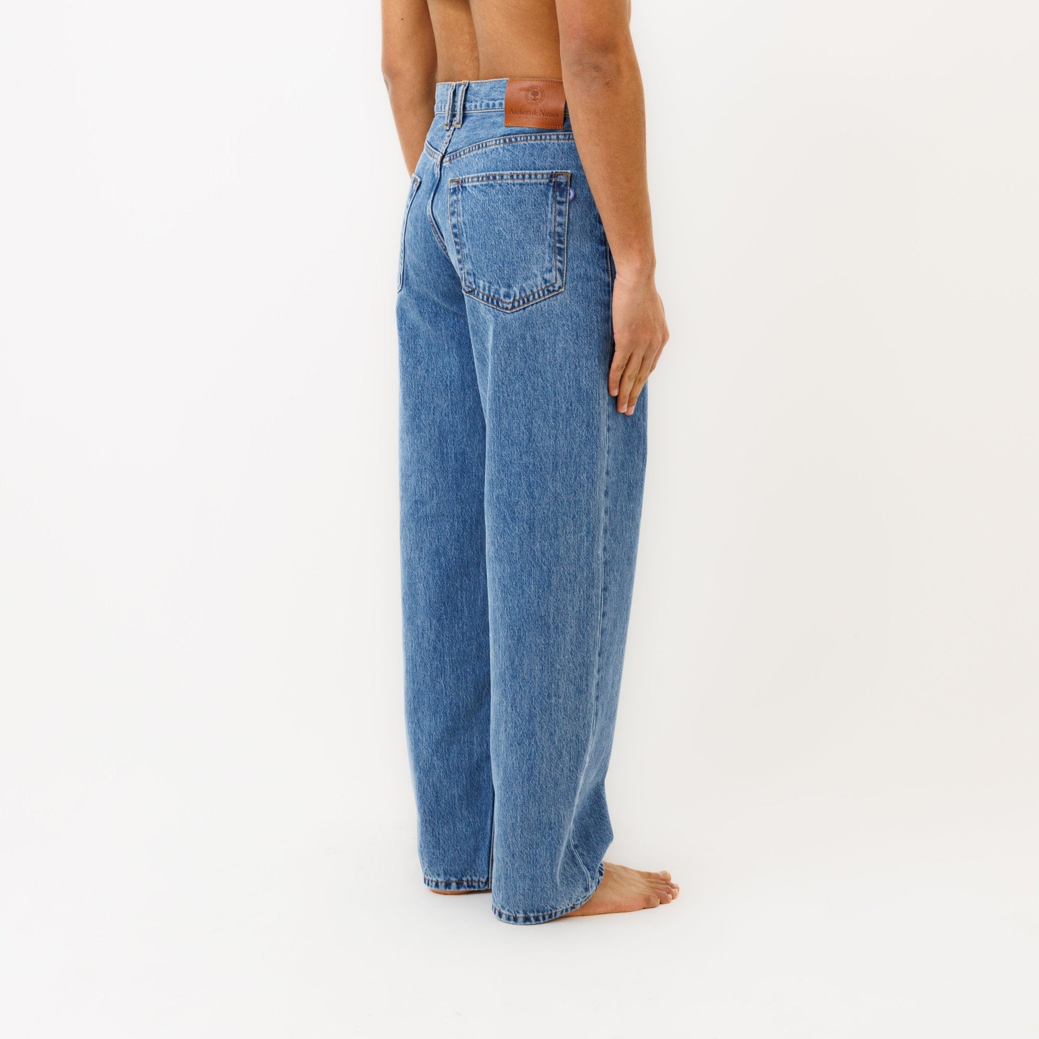 Jeans DN.09 Coupe Baggy Bleu 3 Ans | Ateliers de Nîmes