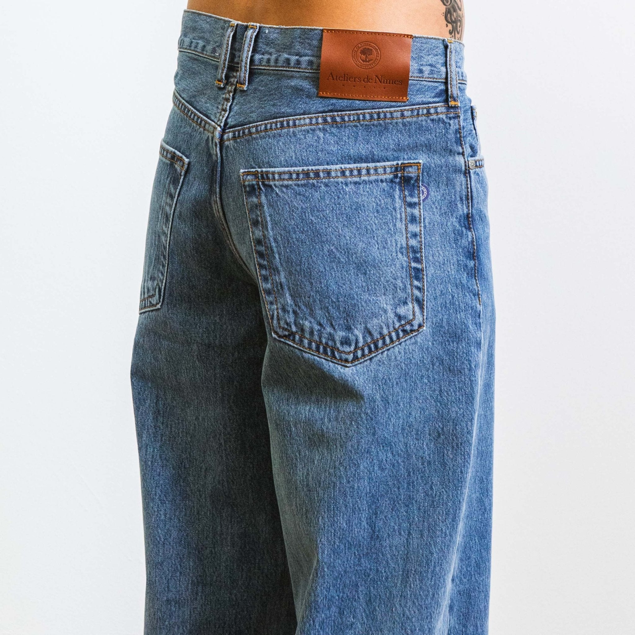 Jeans DN.09_ Coupe Baggy Bleu 3 Ans - Ateliers de Nîmes
