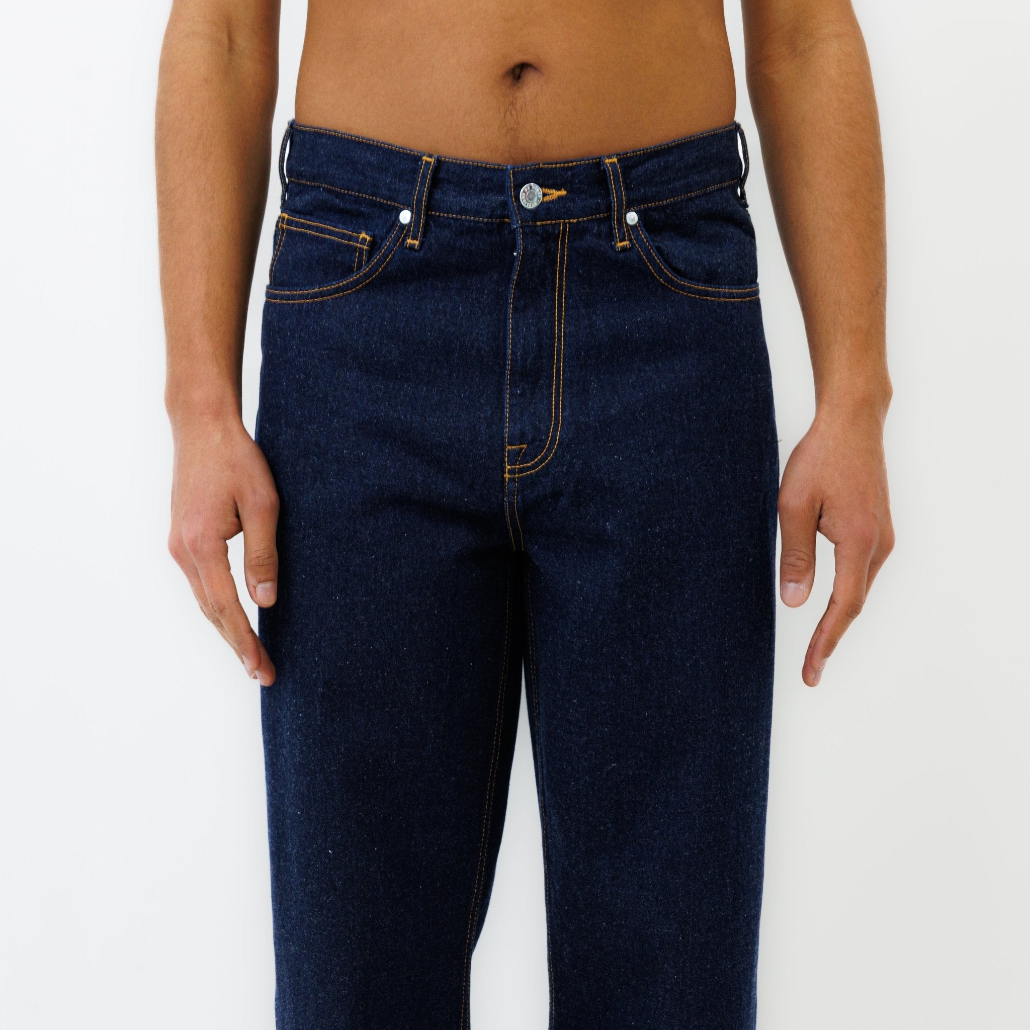 Jeans DN.09 Coupe Baggy Bleu Un Lavage - Ateliers de Nîmes