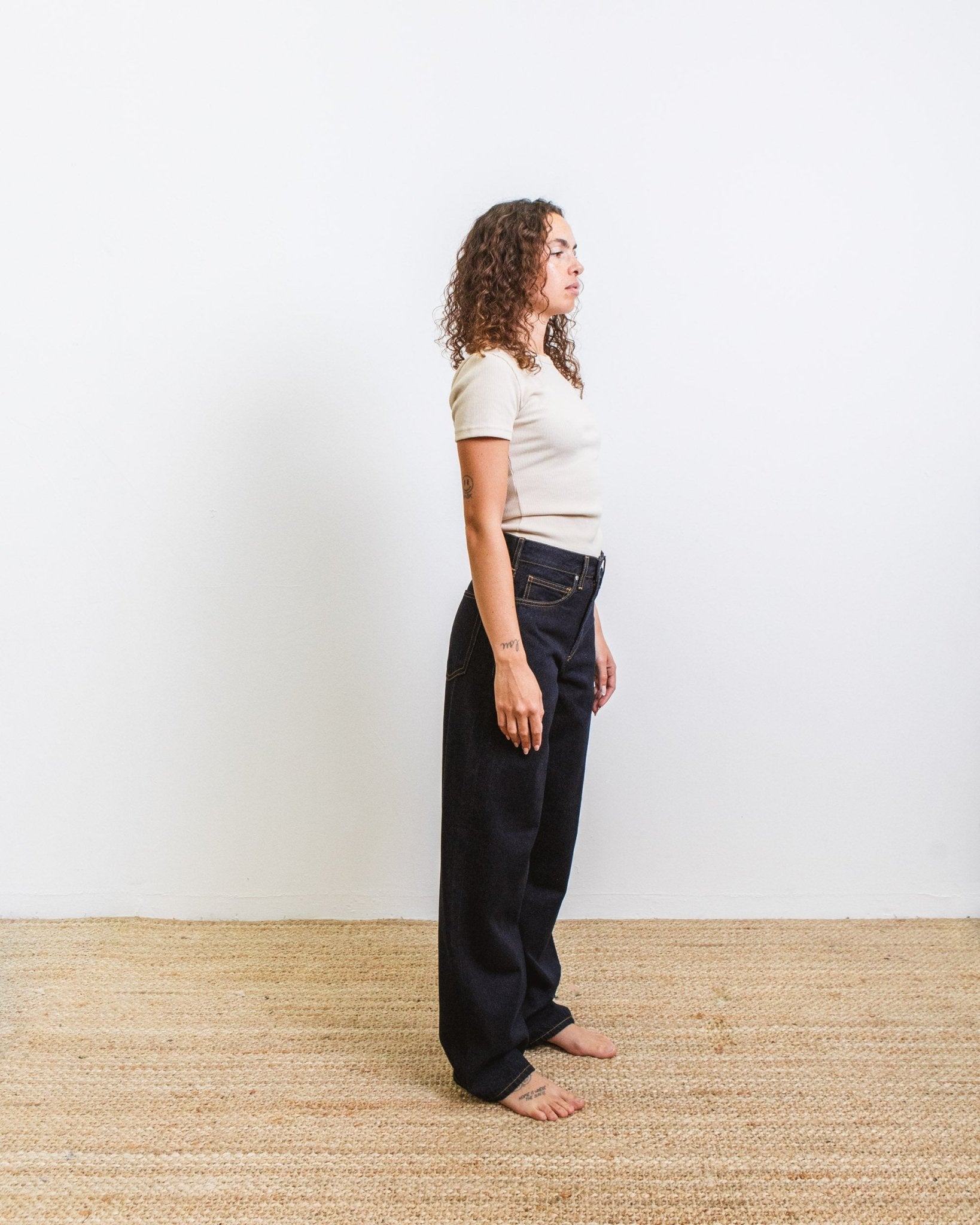 Jeans DN.09_ Coupe Baggy Blue Un Lavage - Ateliers de Nîmes