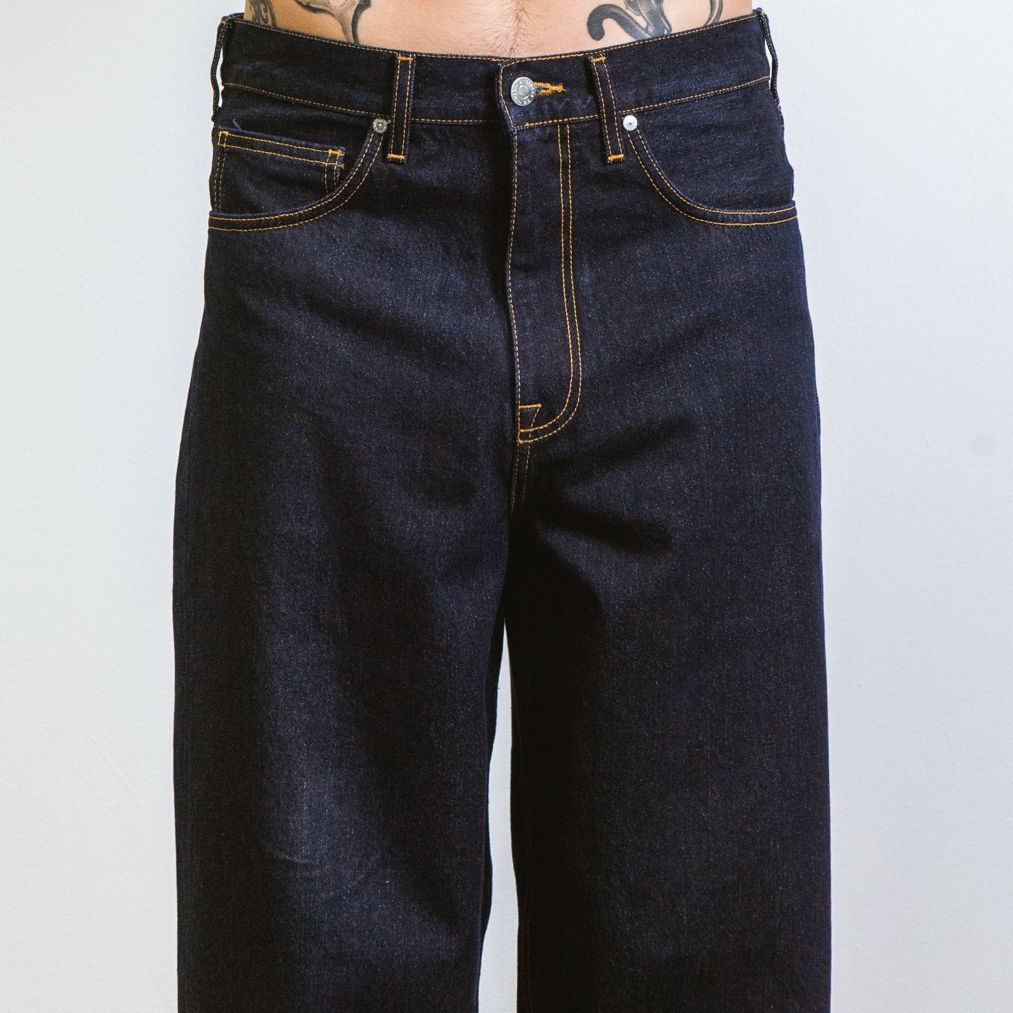 Jeans DN.09_ Coupe Baggy Blue Un Lavage - Ateliers de Nîmes