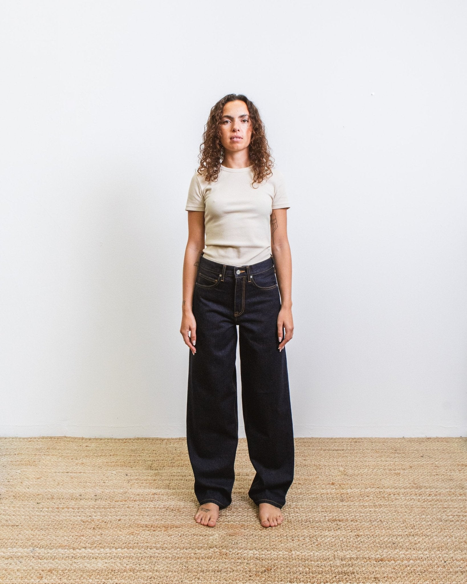 Jeans DN.09_ Coupe Baggy Blue Un Lavage - Ateliers de Nîmes