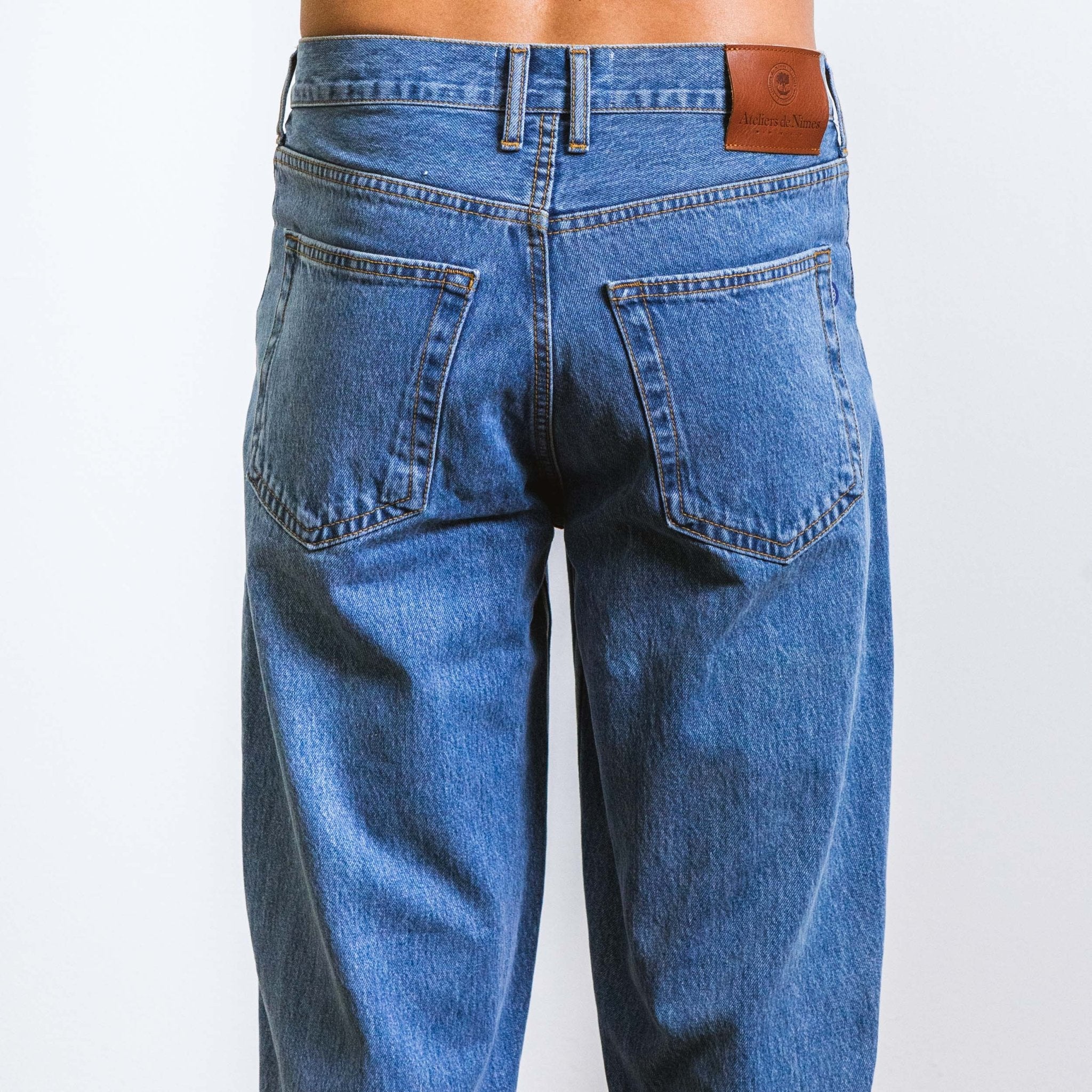 Jeans DN.10 _ Coupe ample Bleu 3 Ans - Ateliers de Nîmes