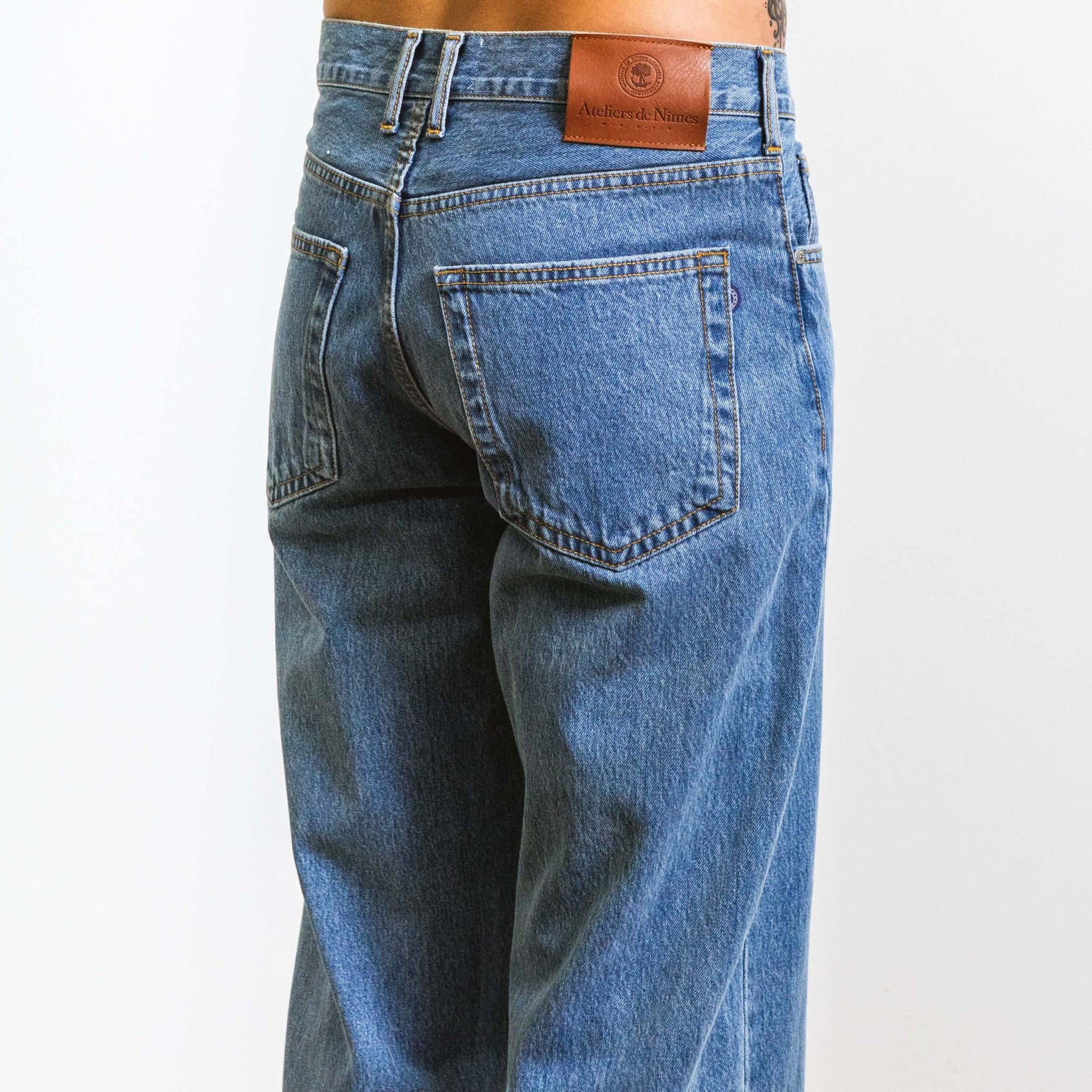 Jeans DN.10 _ Coupe ample Bleu 3 Ans - Ateliers de Nîmes