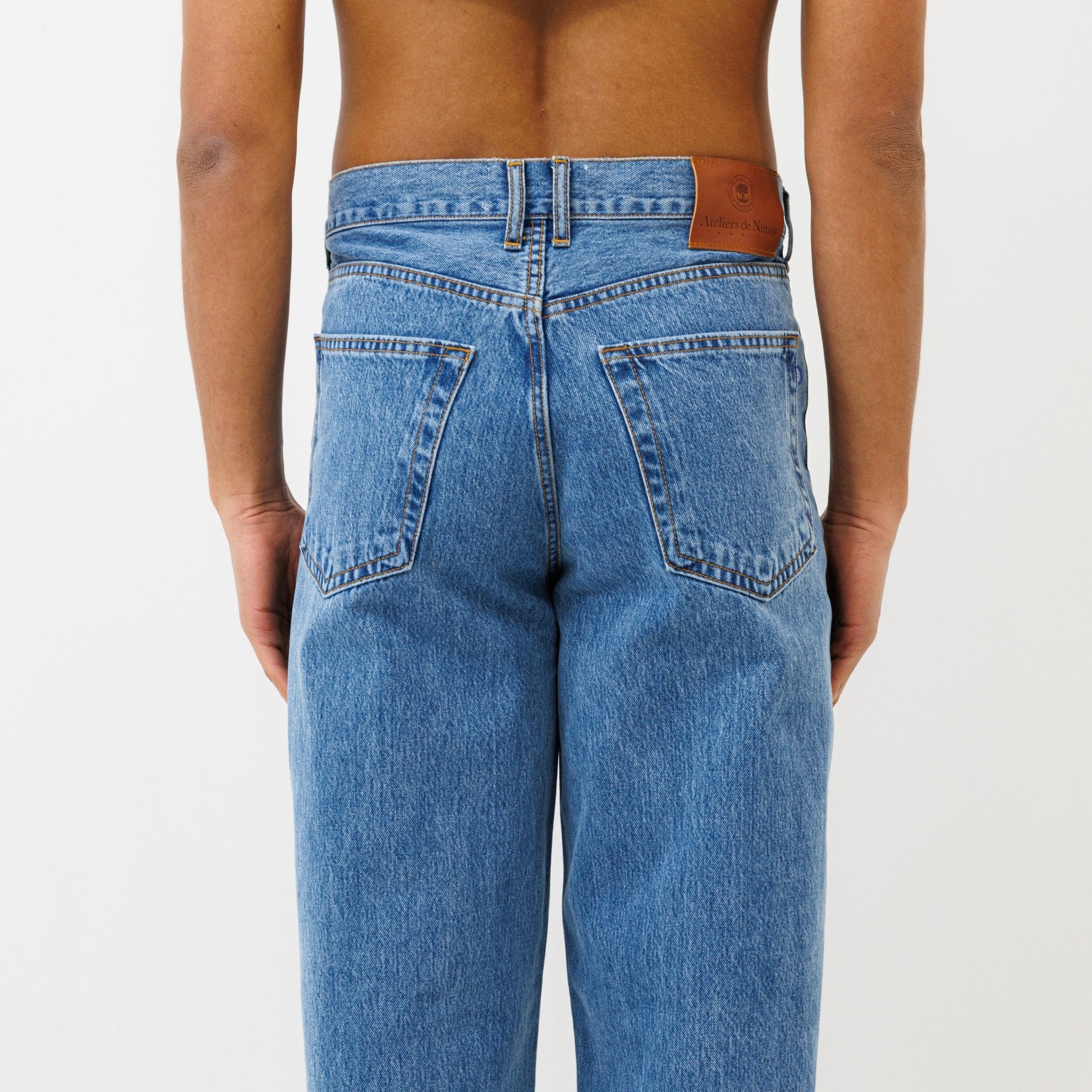 Jeans DN.10 Coupe Ample Bleu 3 Ans - Ateliers de Nîmes