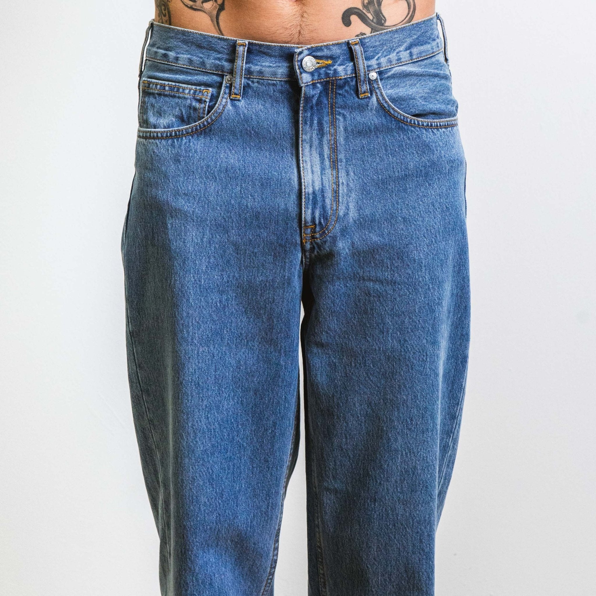 Jeans DN.10 _ Coupe ample Bleu 3 Ans - Ateliers de Nîmes