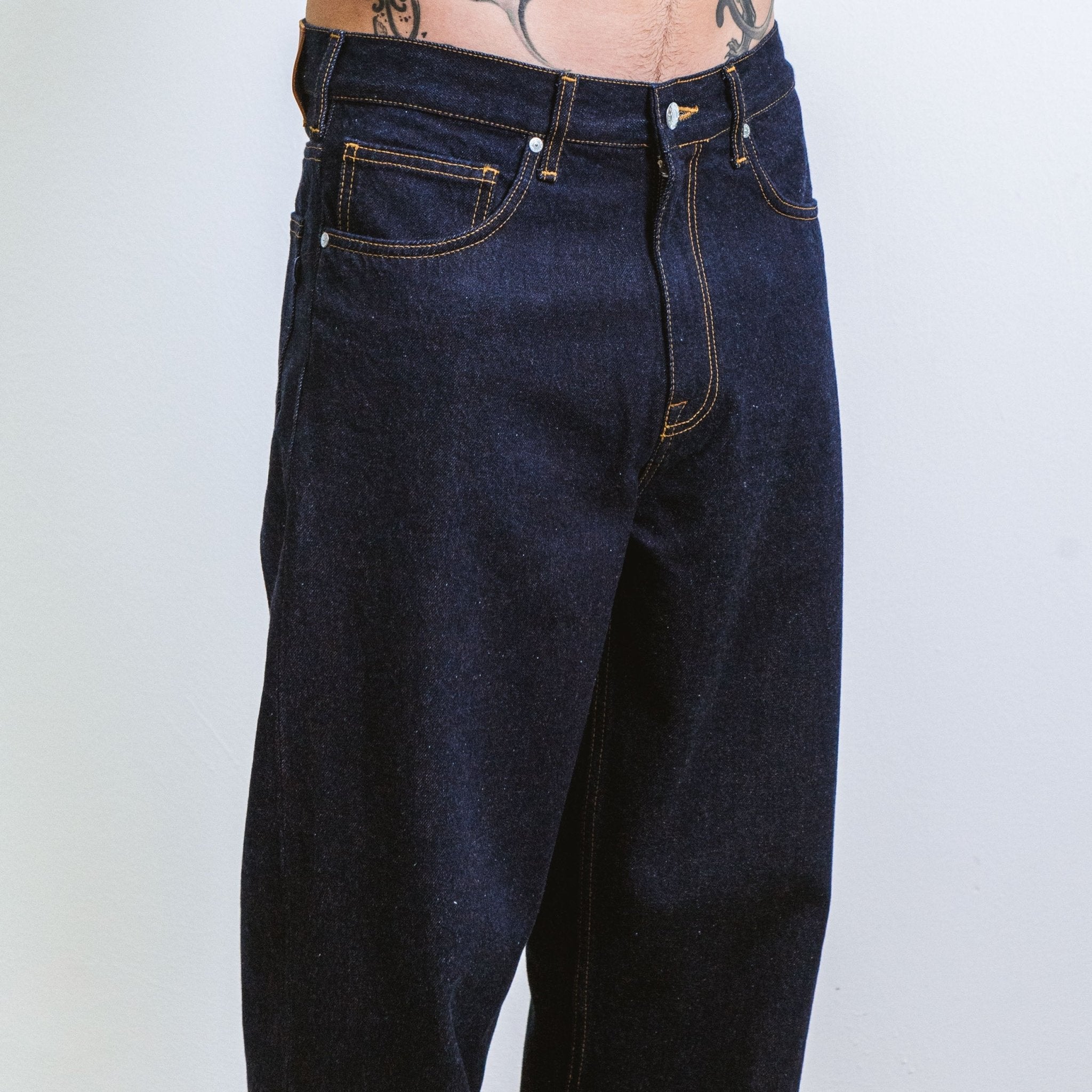 Jeans DN.10 _ Coupe ample Bleu Un Lavage - Ateliers de Nîmes