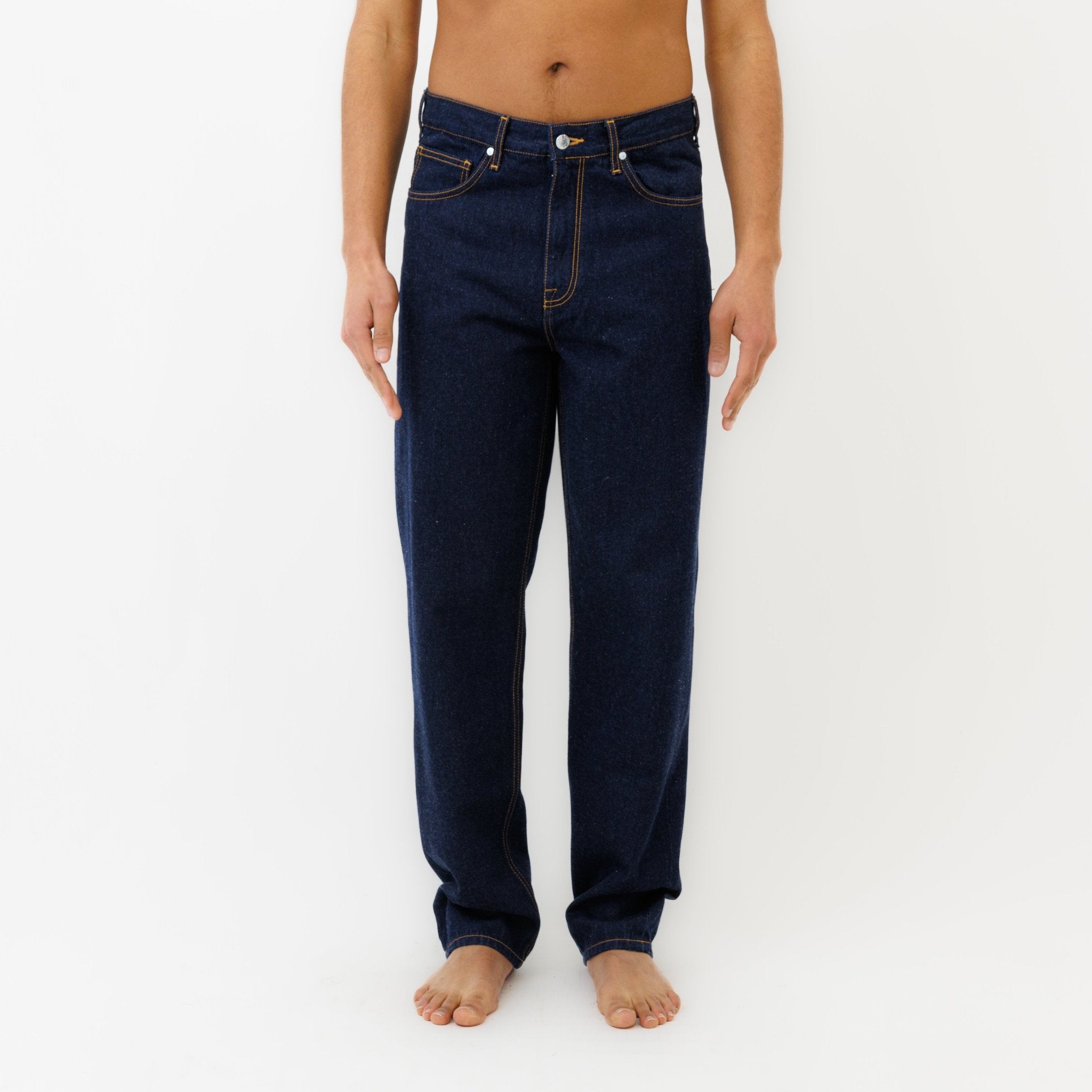 Jeans DN.10 Coupe Ample Bleu Un Lavage - Ateliers de Nîmes