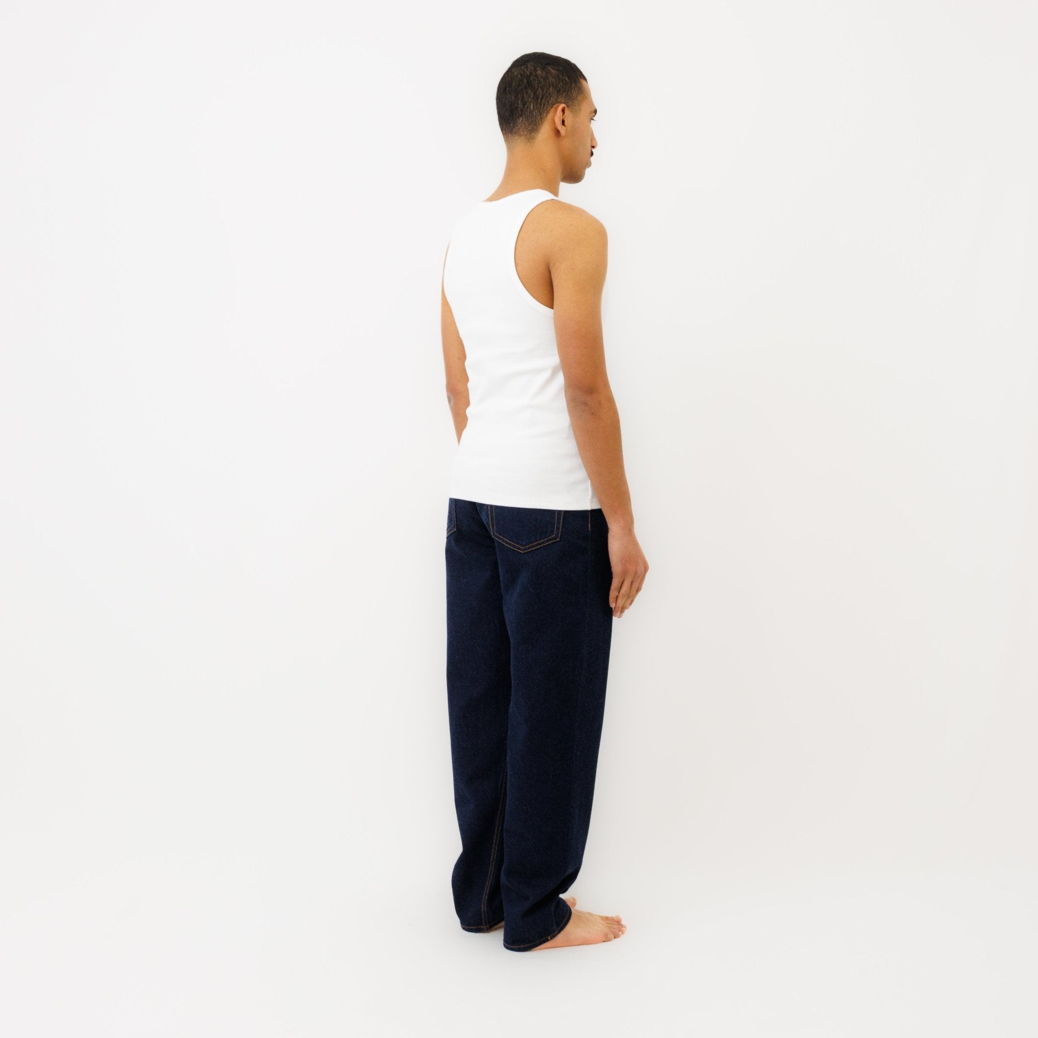 Jeans DN.10 Coupe Ample Bleu Un Lavage - Ateliers de Nîmes