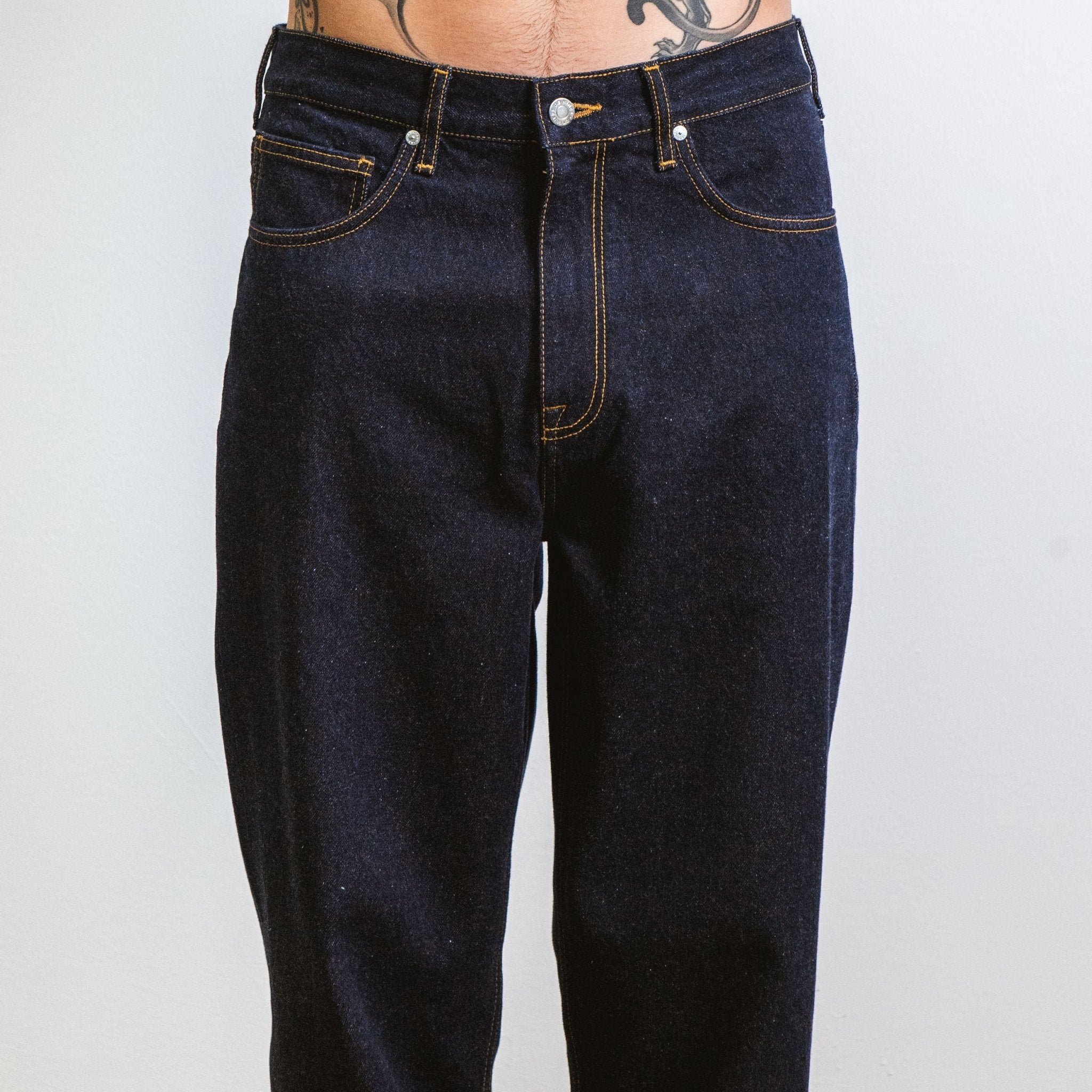 Jeans DN.10 _ Coupe ample Bleu Un Lavage - Ateliers de Nîmes