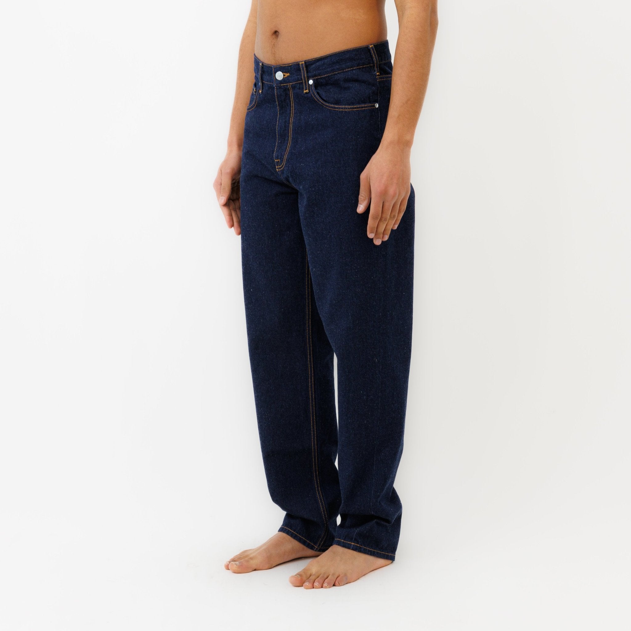 Jeans DN.10 Coupe Ample Bleu Un Lavage - Ateliers de Nîmes