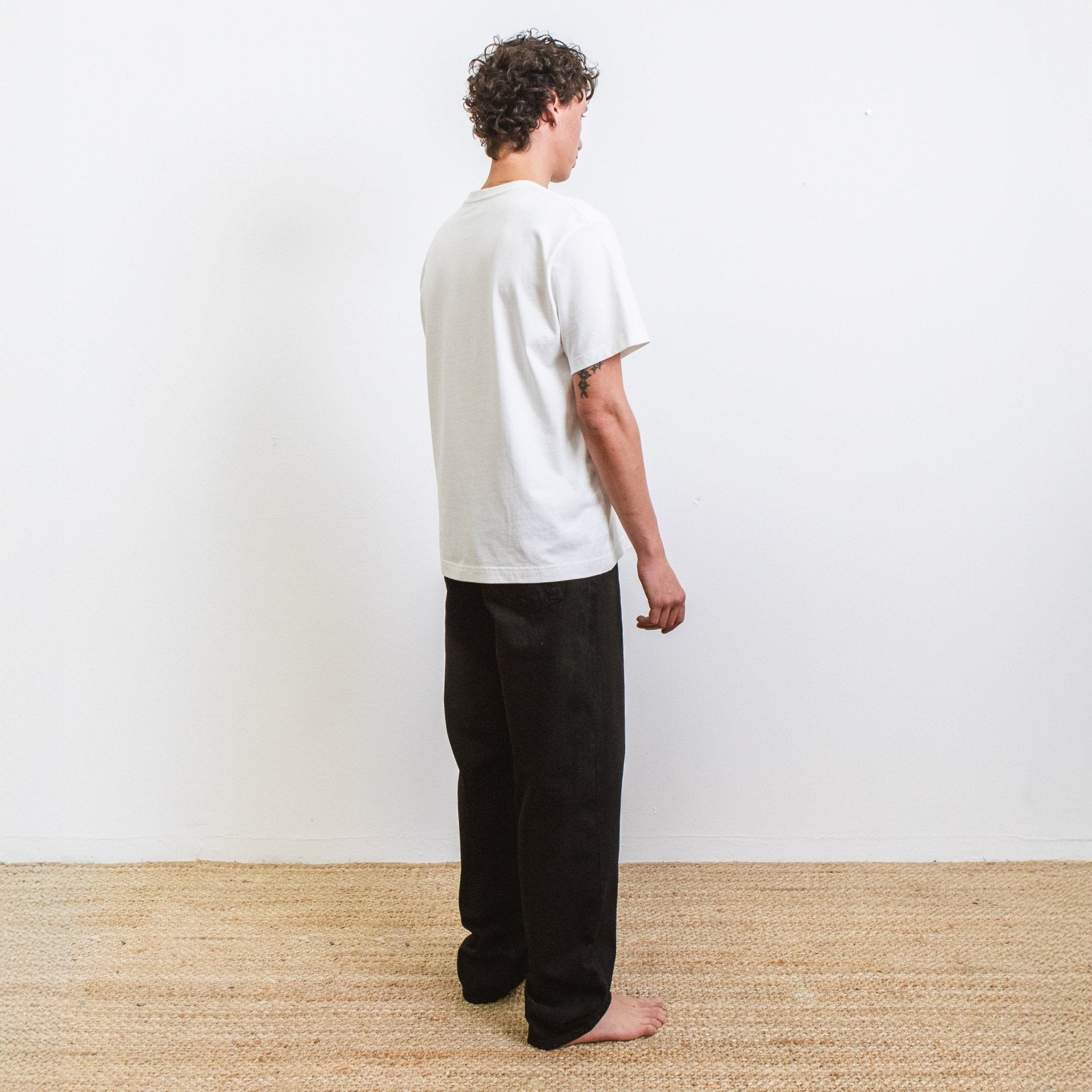 Jeans DN.10 _ Coupe ample Noir Un Lavage - Ateliers de Nîmes