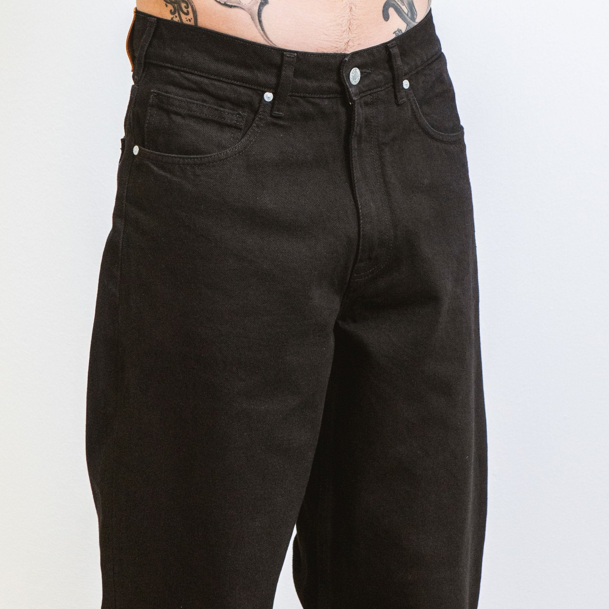 Jeans DN.10 _ Coupe ample Noir Un Lavage - Ateliers de Nîmes